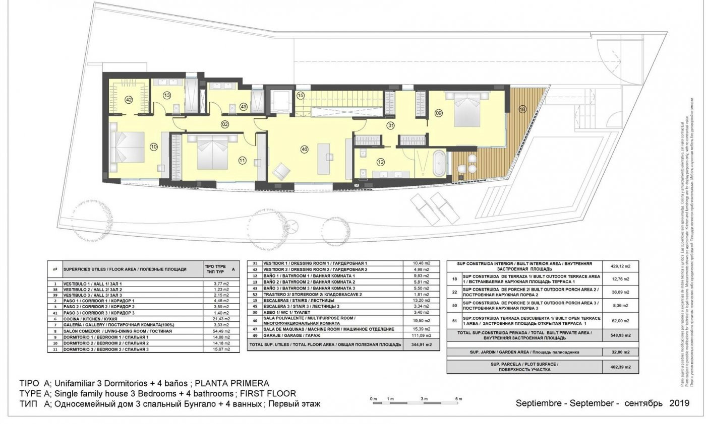 Villa i San Juan, Alicante, Spanien 3 sovrum, 401 kvm. Nr. 50746