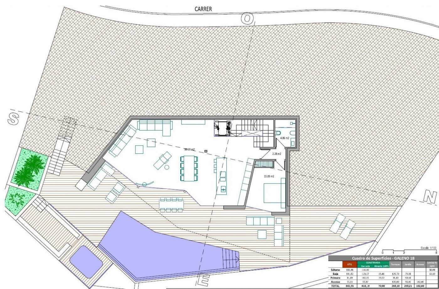 Villa Benissa, Alicante, Spānijā 4 istabas, 1445 m2 Nr. 50730