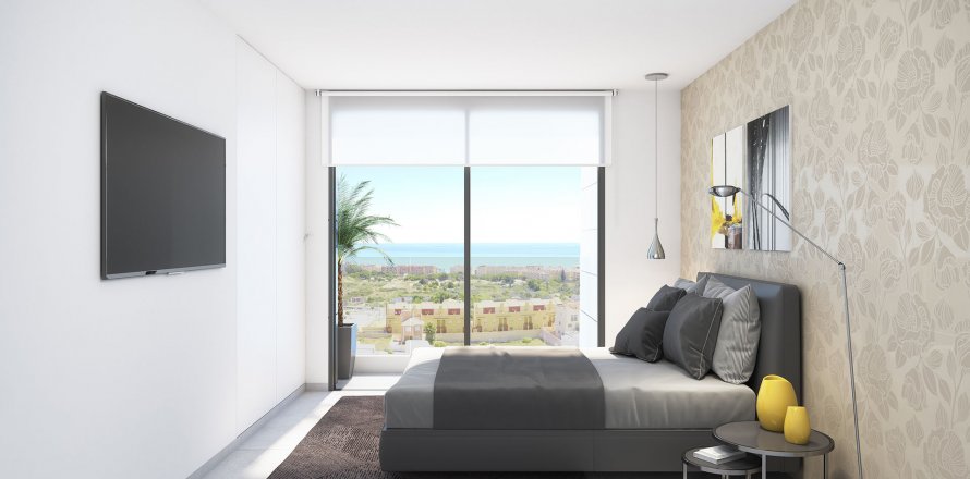 Apartment in Mirador Del Mediterraneo, Guardamar del Segura, Alicante, Spa, 3 bedrooms, 91.39 sq.m. No. 52033