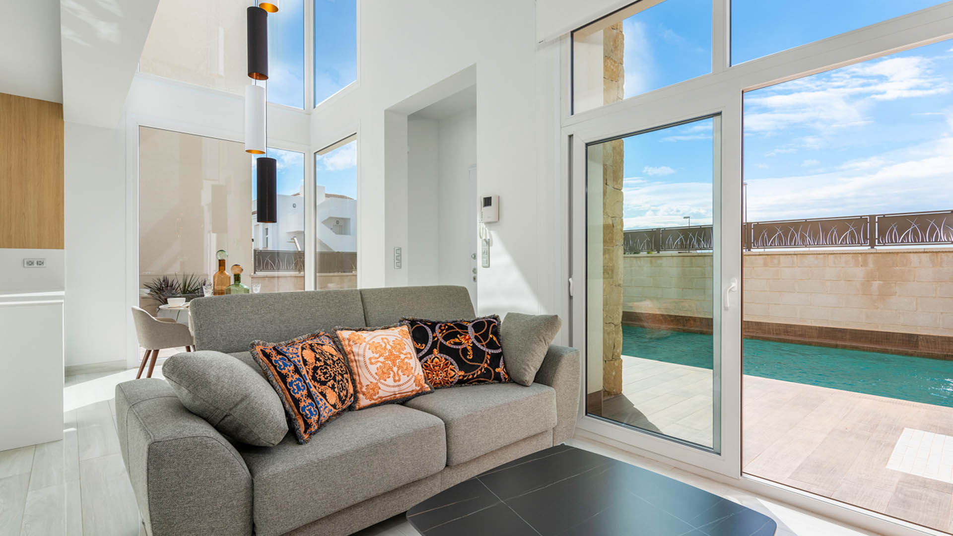 Villa in Laguna Azul, Ciudad Quesada, Alicante, Spagna 3 camere da letto, 116 mq. N° 52045
