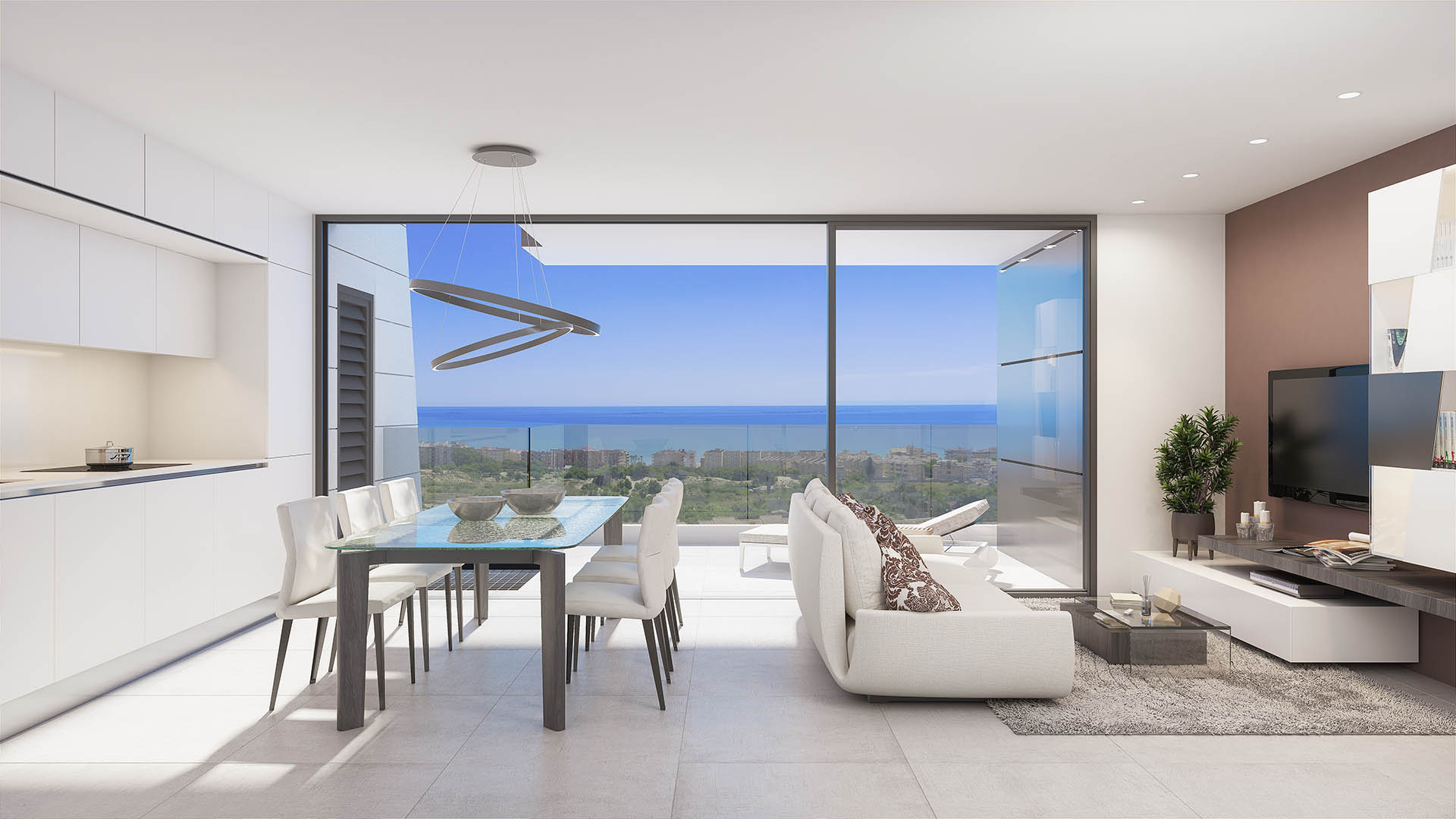 Lägenhet i Mirador Del Mediterraneo, Guardamar del Segura, Alicante, Spanien 3 sovrum, 91.39 kvm. Nr. 52033