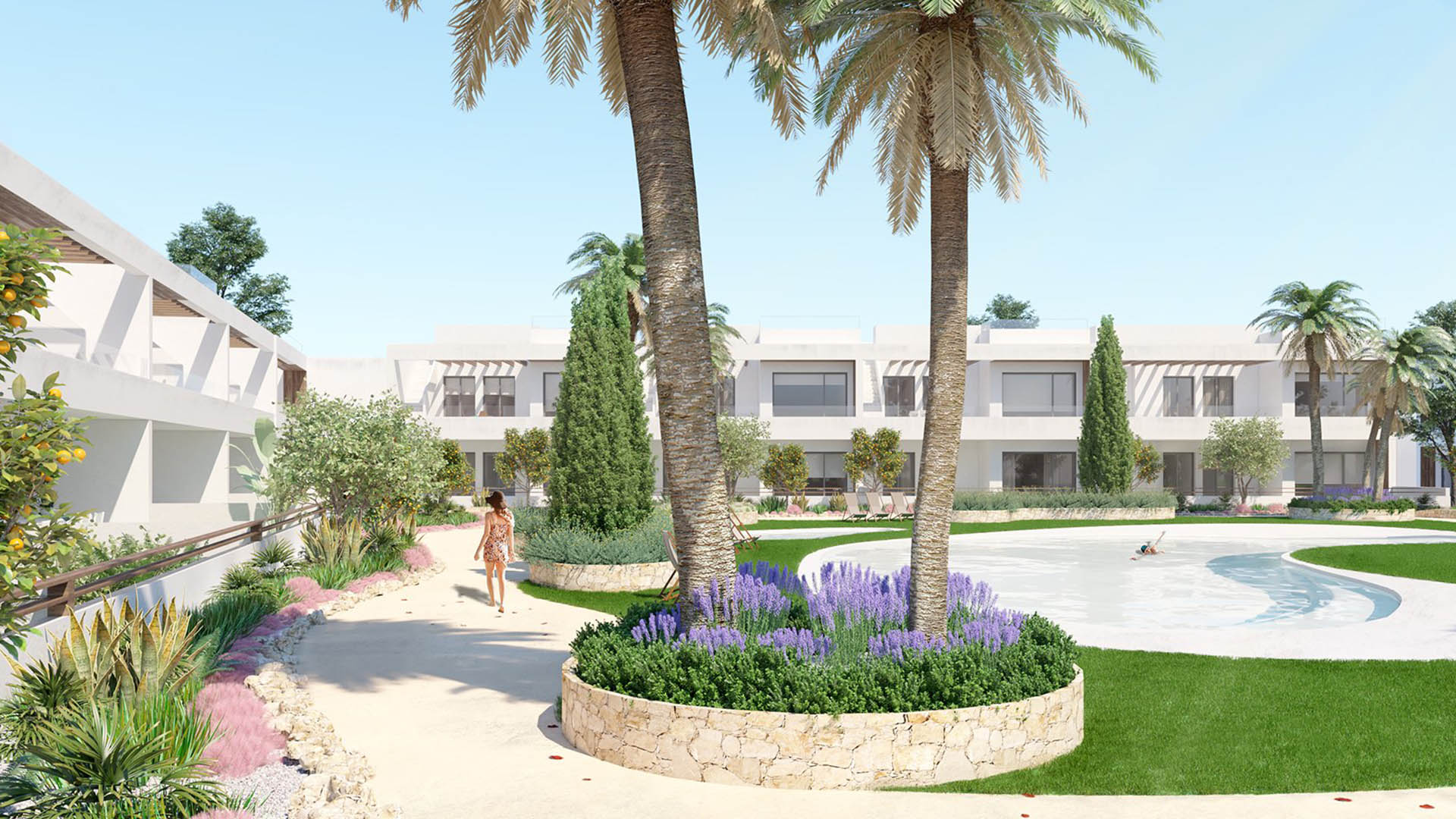 Жилой комплекс Amalia Mediterranean Gardens в Торревьеха, Аликанте, Испания №51202