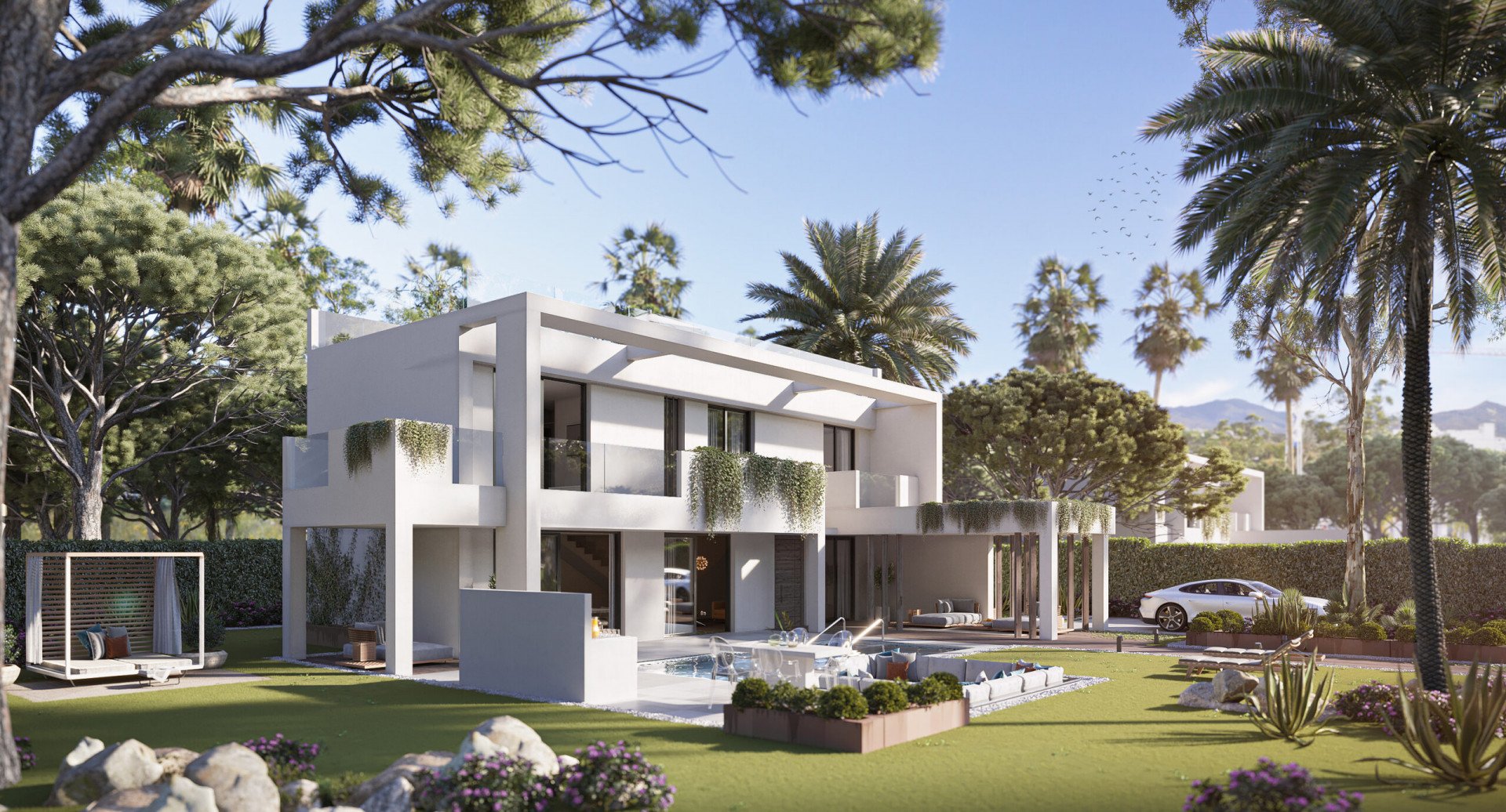 Villa i Manilva, Malaga, Spanien 3 sovrum, 176 kvm. Nr. 53575