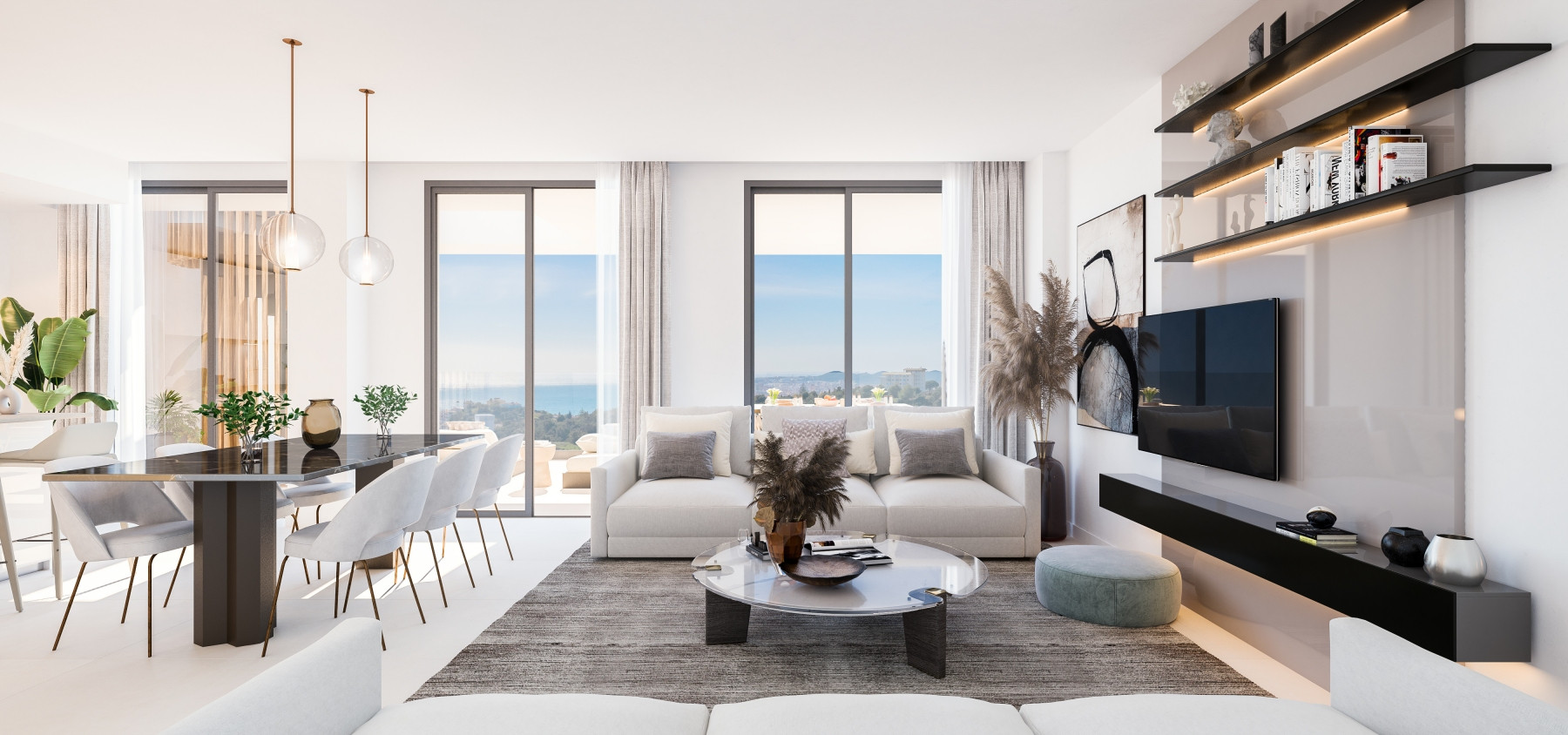 Penthauss Benalmadena, Malaga, Spānijā 3 istabas, 225 m2 Nr. 53539