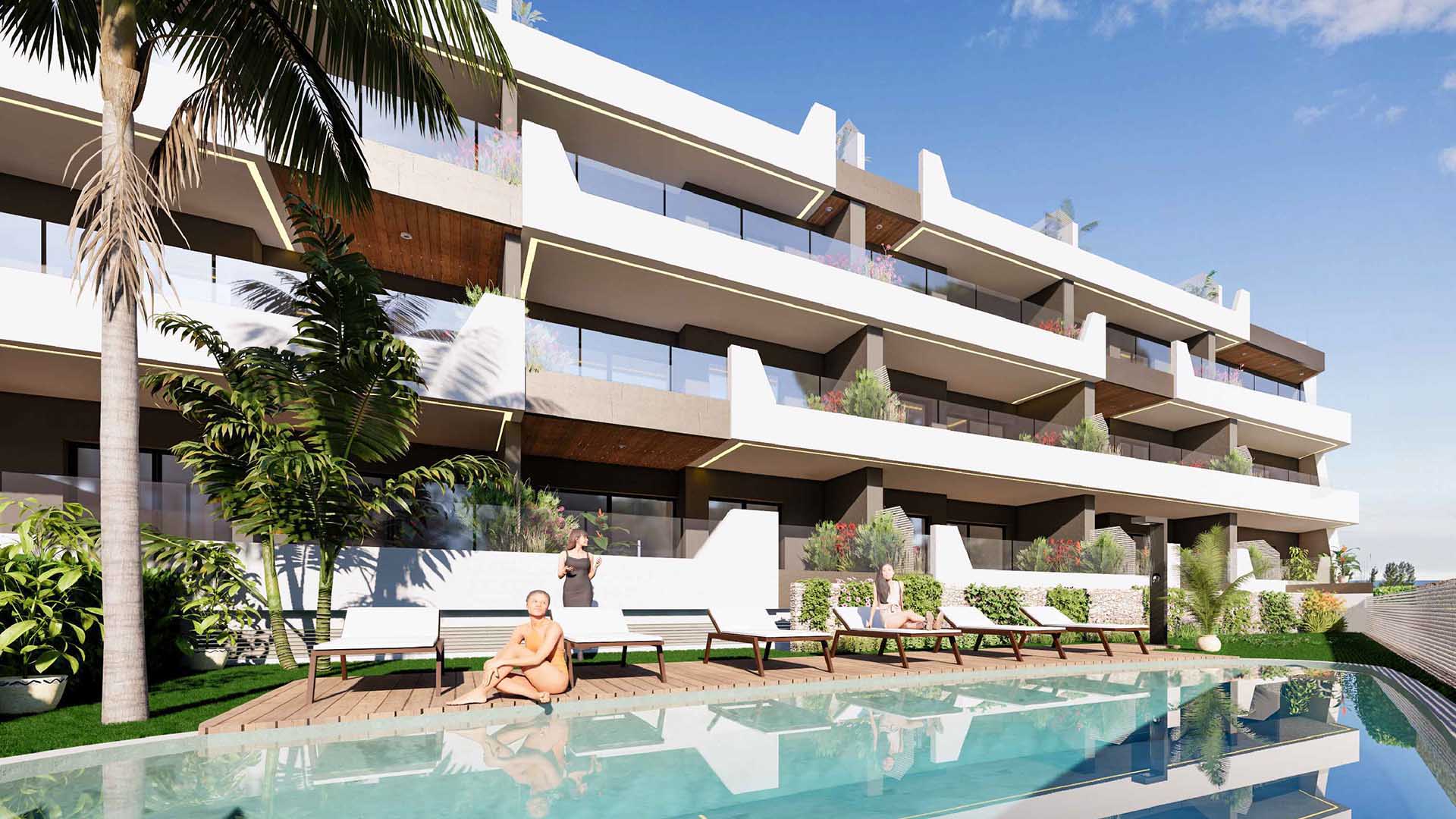 Appartamento in MoMa, Benijofar, Alicante, Spagn, 2 camere da letto, 62.4 mq. N° 53082
