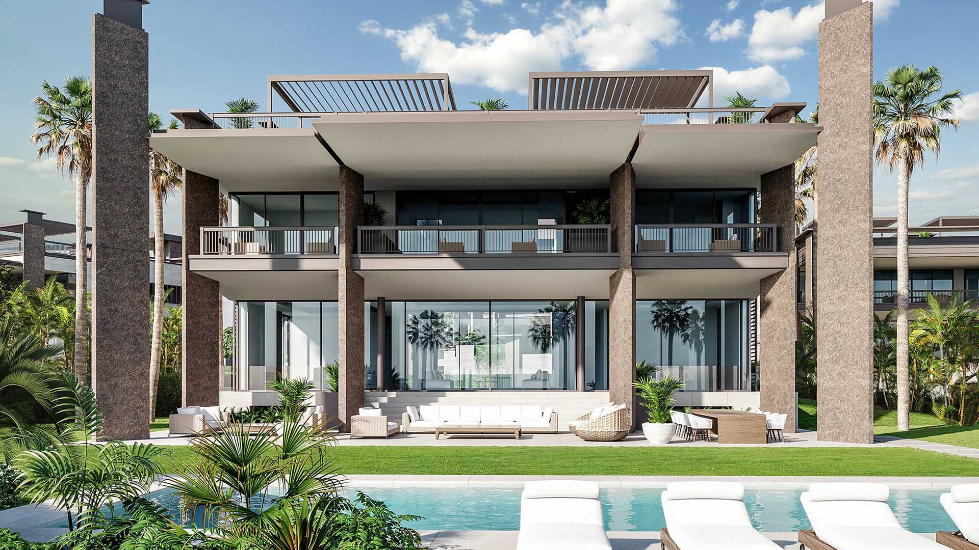 Villa in Palacetes de Banus, Marbella, Malaga, Spanien 6 Schlafzimmer, 1071 m2 Nr. 52485