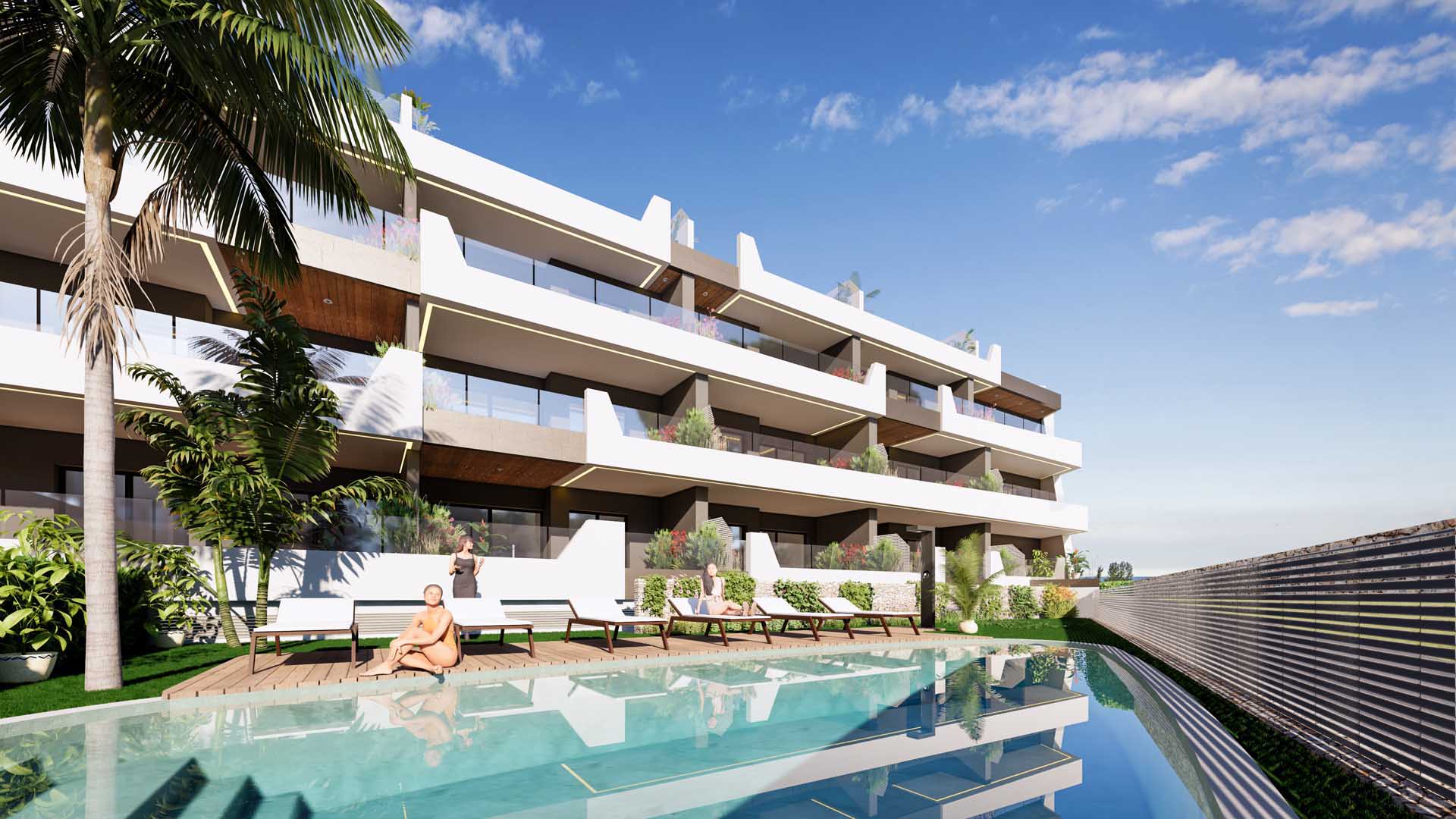 Appartamento in MoMa, Benijofar, Alicante, Spagn, 2 camere da letto, 62.4 mq. N° 53082