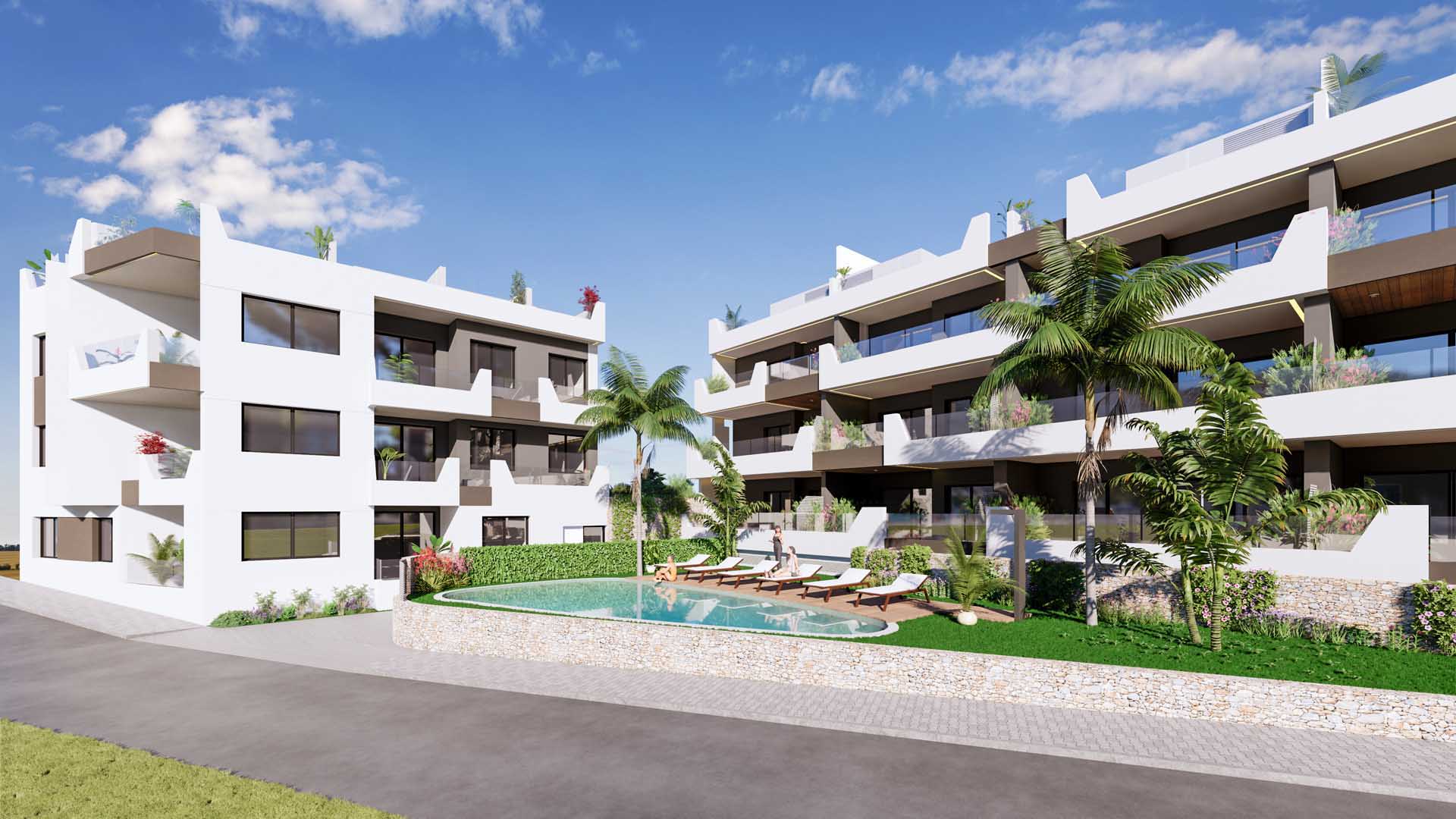 Apartment en MoMa, Benijofar, Alicante, Espagne 3 chambres, 83.5 m2 No. 53083