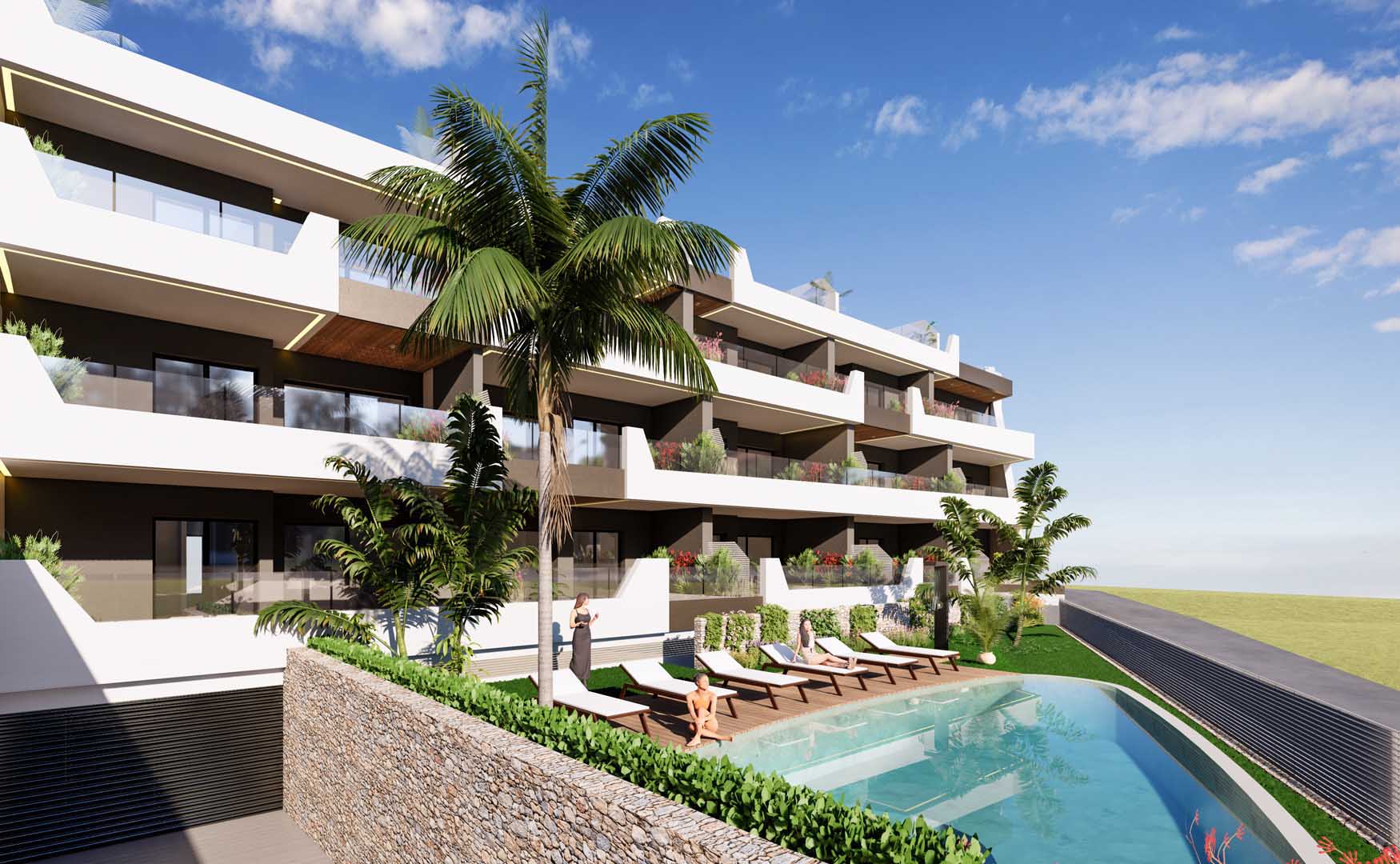 Apartment en MoMa, Benijofar, Alicante, Espagne 3 chambres, 99.4 m2 No. 53085