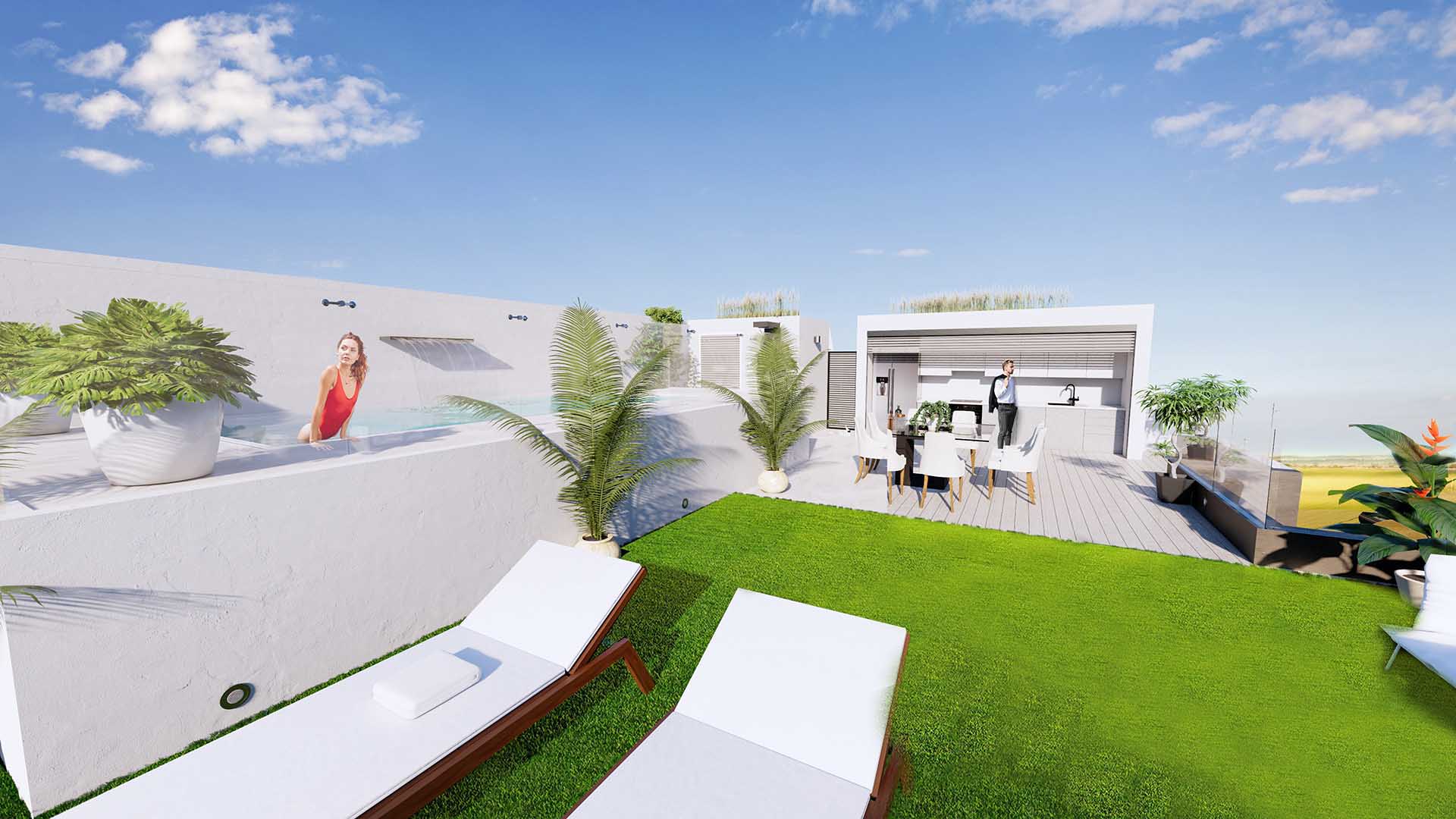 Apartment en MoMa, Benijofar, Alicante, Espagne 3 chambres, 83.5 m2 No. 53083