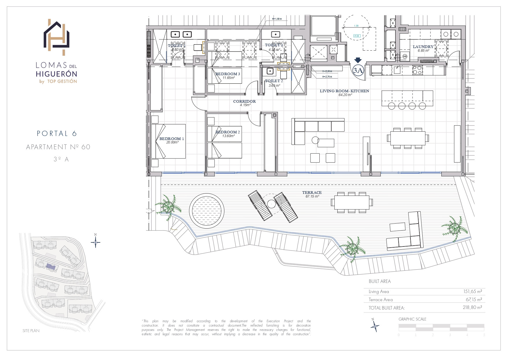 Penthouse in Benalmadena, Malaga, Spain 3 bedrooms, 218 sq.m. No. 53537