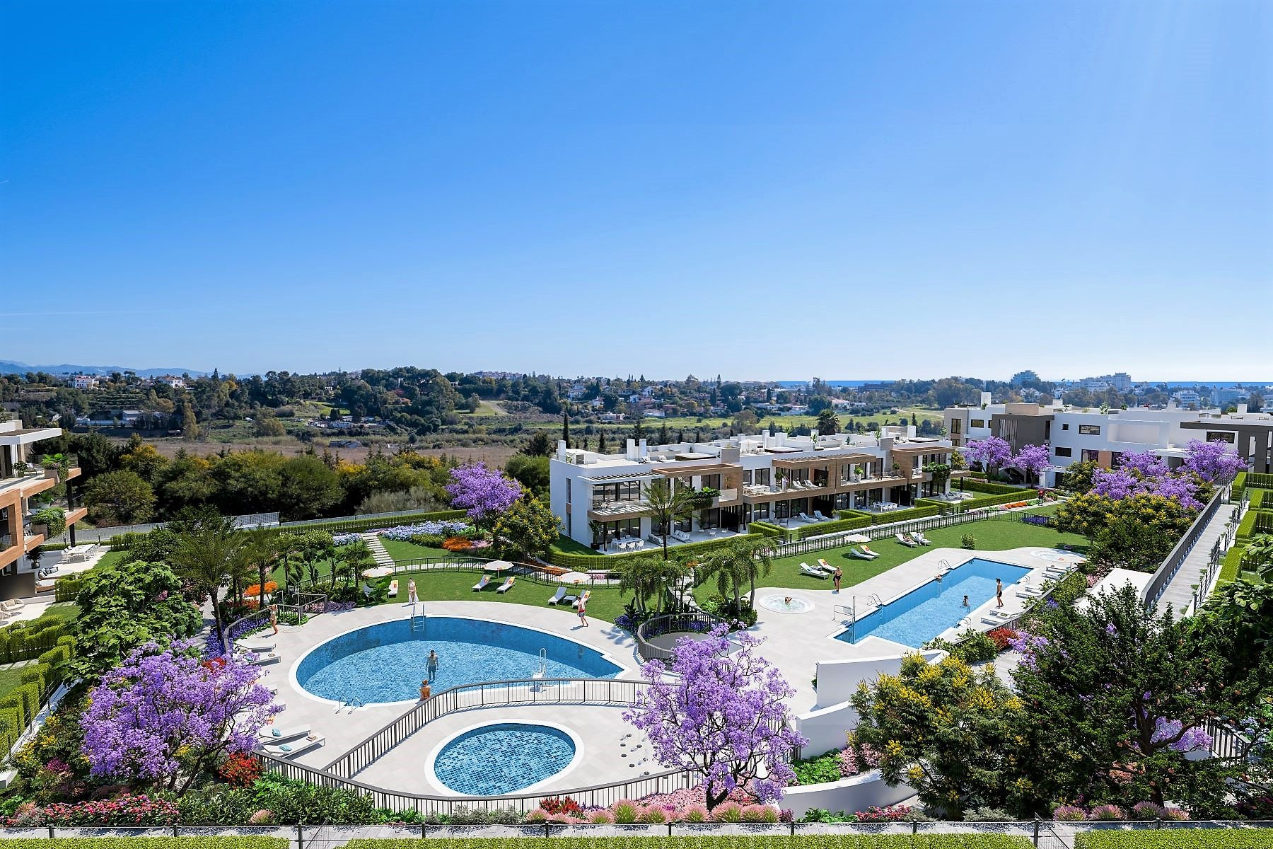 Kattohuoneisto Estepona, Malaga, Espanja 3 makuuhuonetta, 271 m2 No. 53581