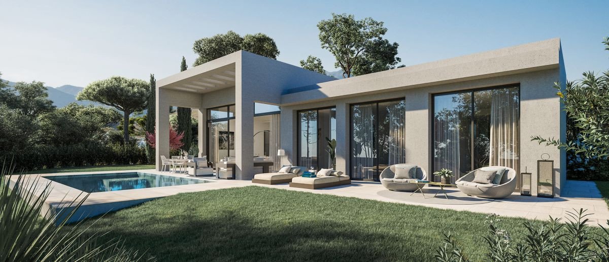 Villa Benahavis, Malaga, Spānijā 3 istabas, 300 m2 Nr. 53409