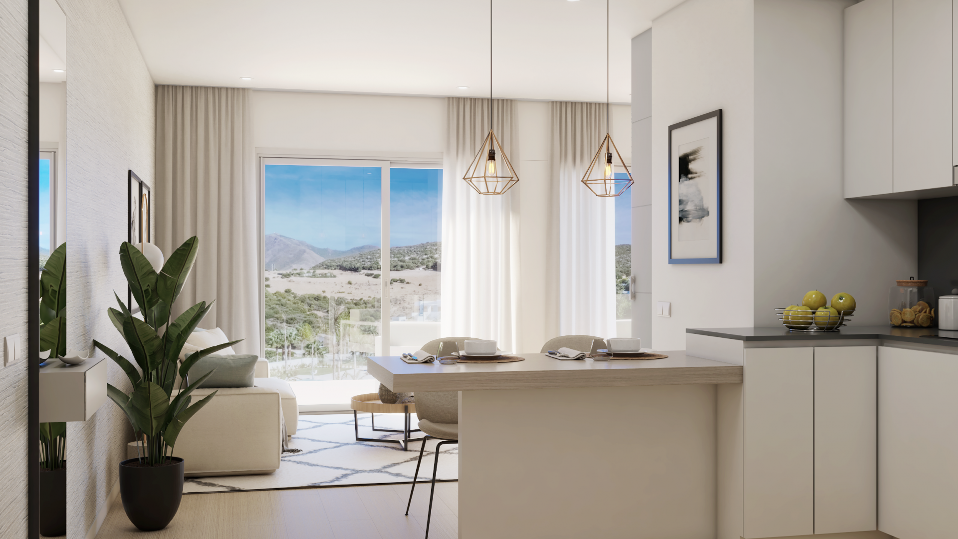 Apartamento en Casares, Málaga, España 2 dormitorios, 347 m2 No. 53514