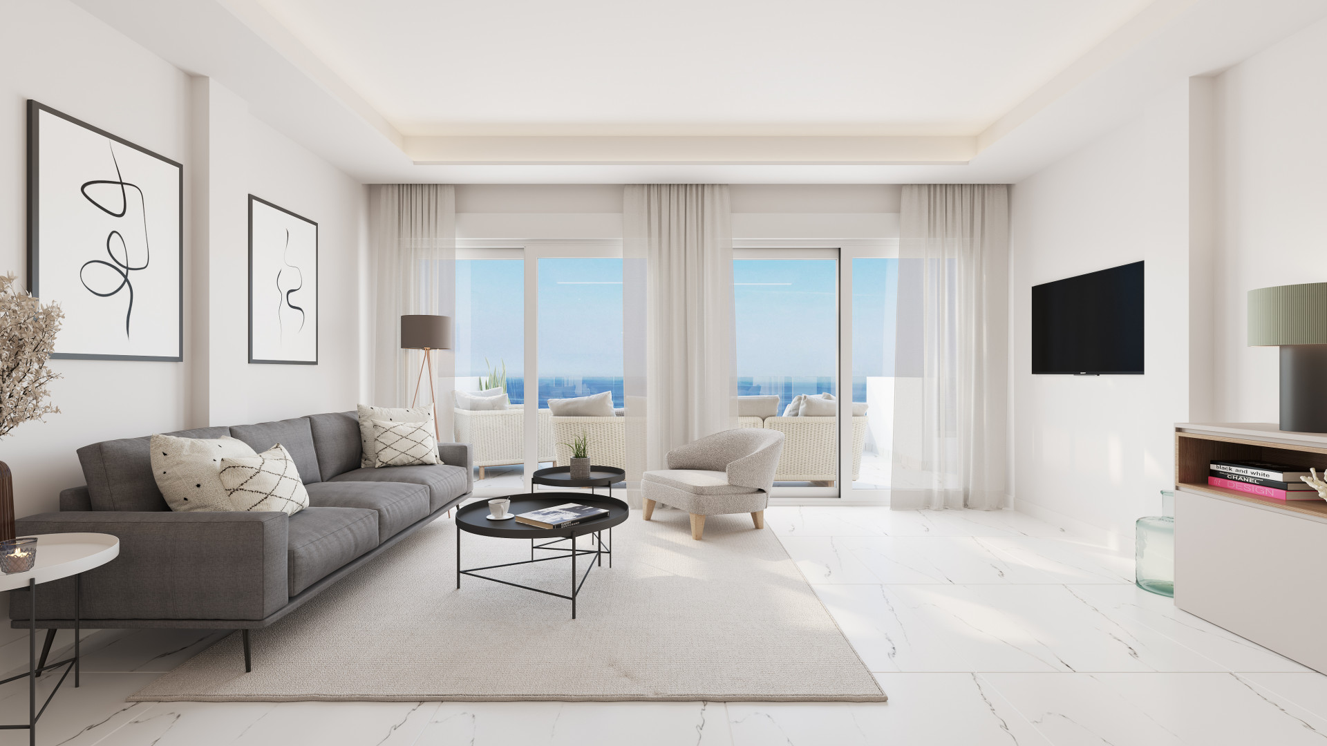 Kattohuoneisto Casares Costa, Malaga, Espanja 3 makuuhuonetta, 106 m2 No. 53563