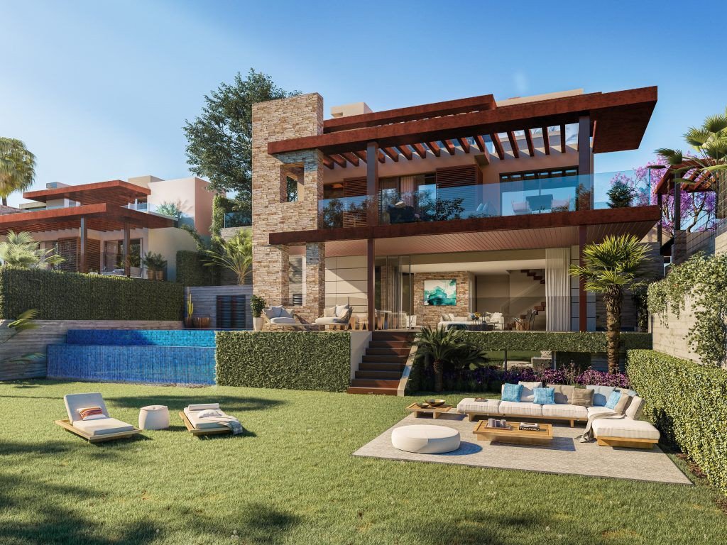 Villa i La Alqueria-El Paraíso, Malaga, Spanien 4 sovrum, 605 kvm. Nr. 53402