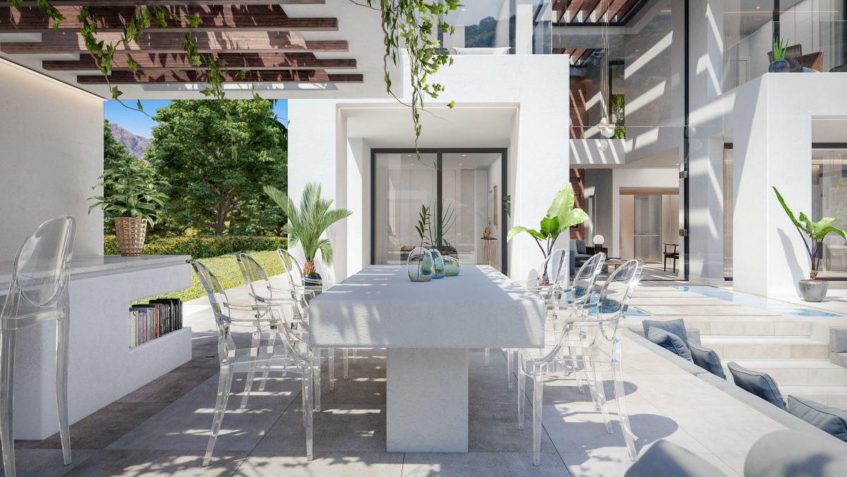 Willa w Estepona, Malaga, Hiszpania 4 sypialnie, 537 mkw. nr 53428