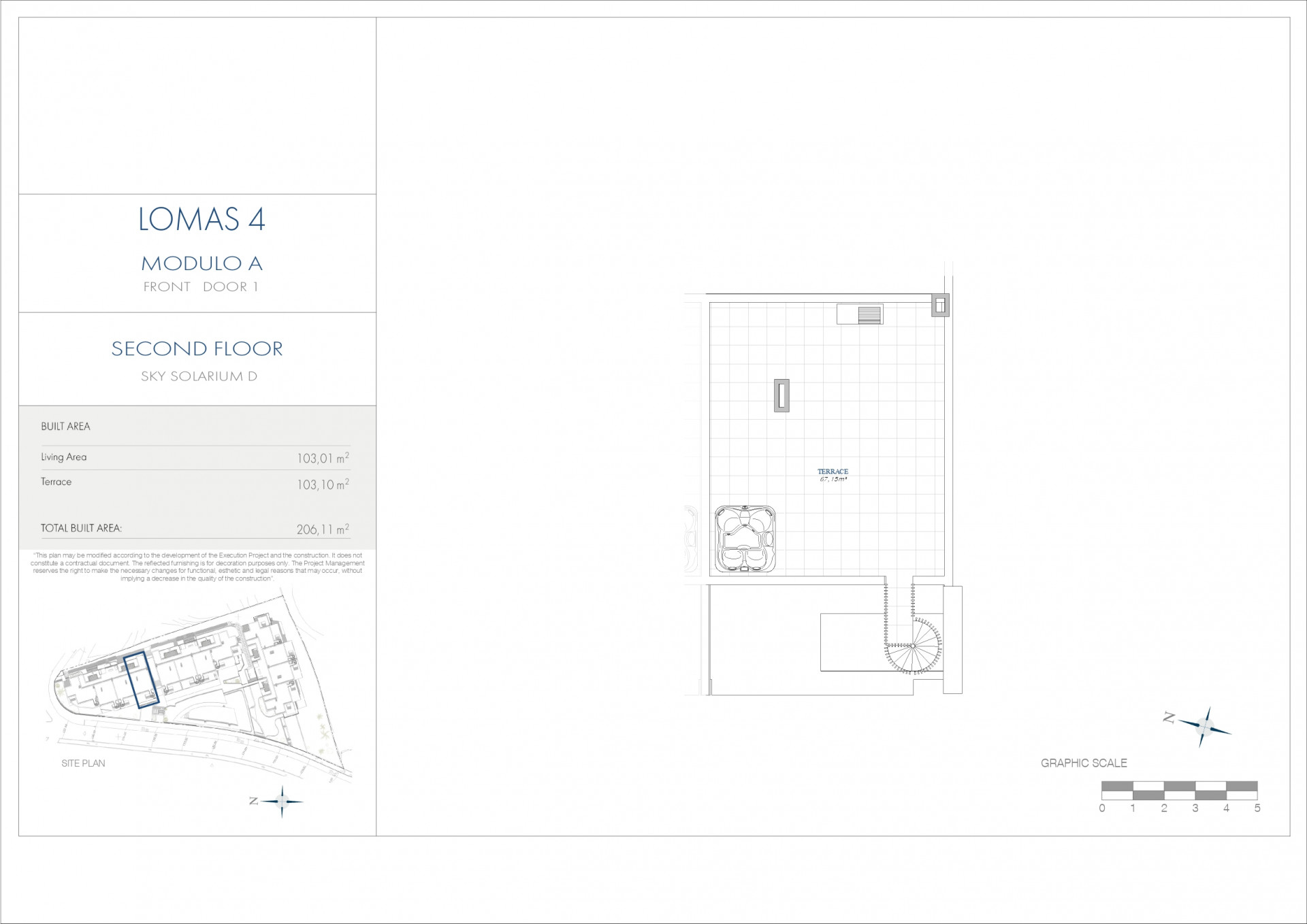 Penthauss Benalmadena, Malaga, Spānijā 3 istabas, 225 m2 Nr. 53539