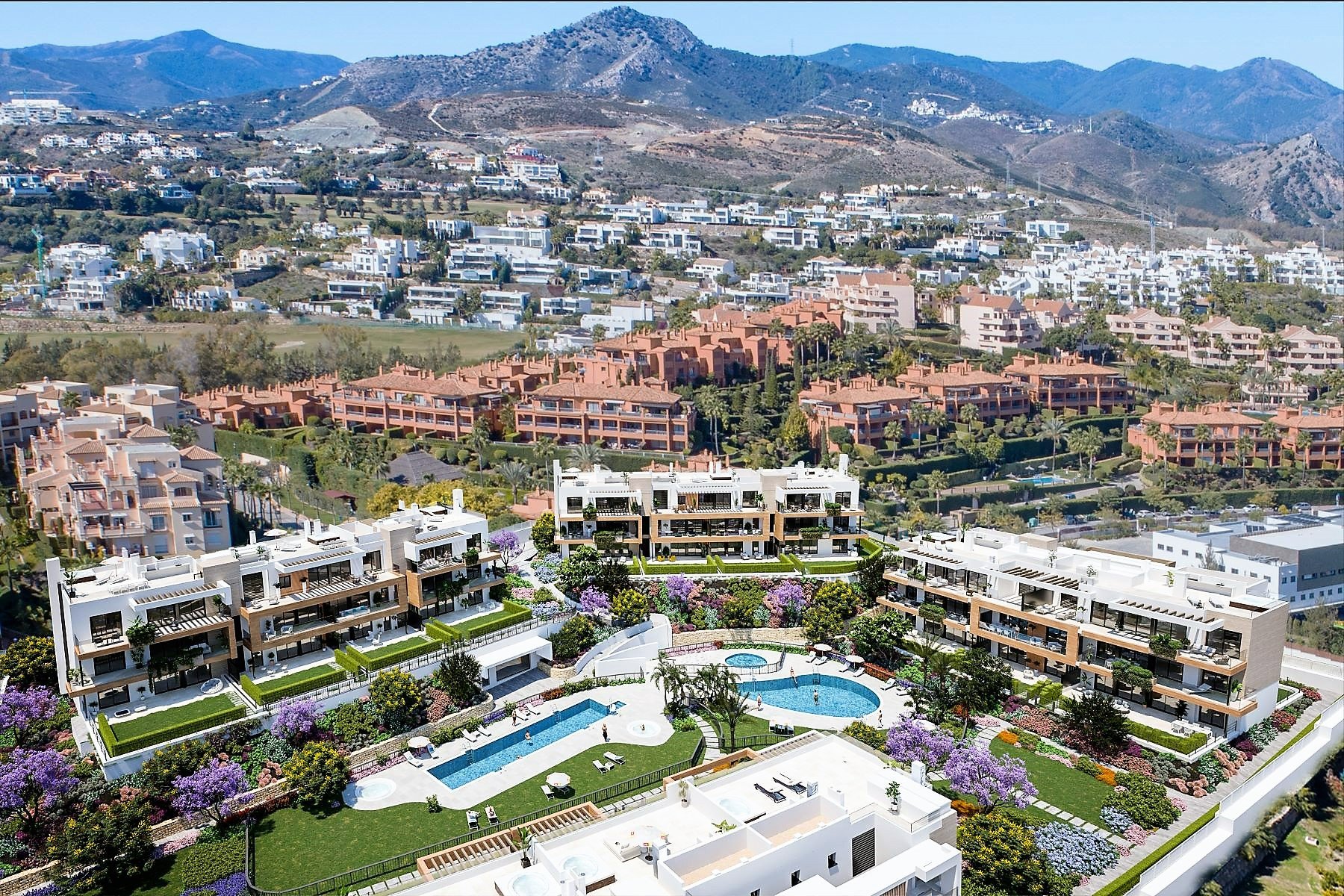 Kattohuoneisto Estepona, Malaga, Espanja 3 makuuhuonetta, 271 m2 No. 53581