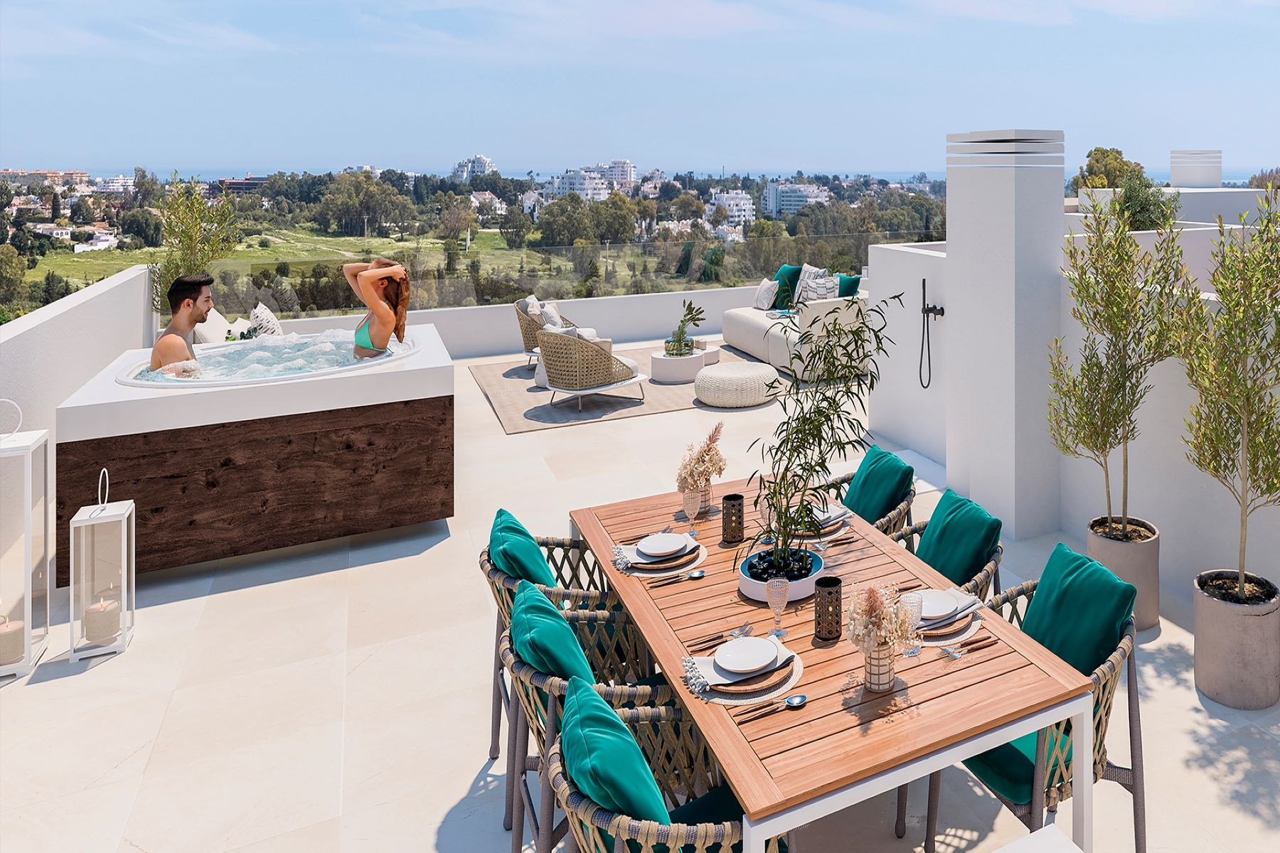 Penthouse à Estepona, Malaga, Espagne 3 chambres, 259 m2 No. 53549