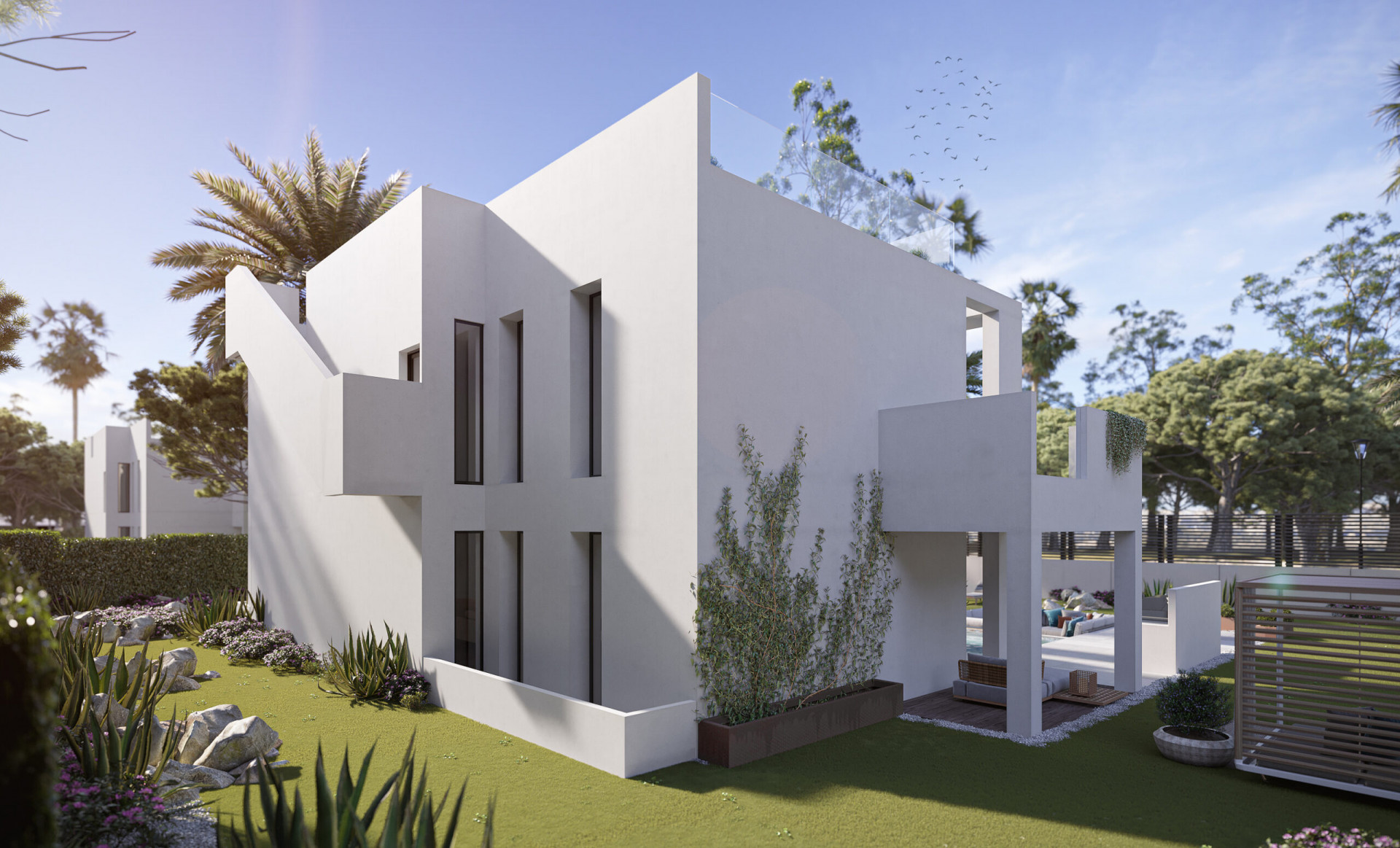 Villa i Manilva, Malaga, Spanien 3 sovrum, 176 kvm. Nr. 53575