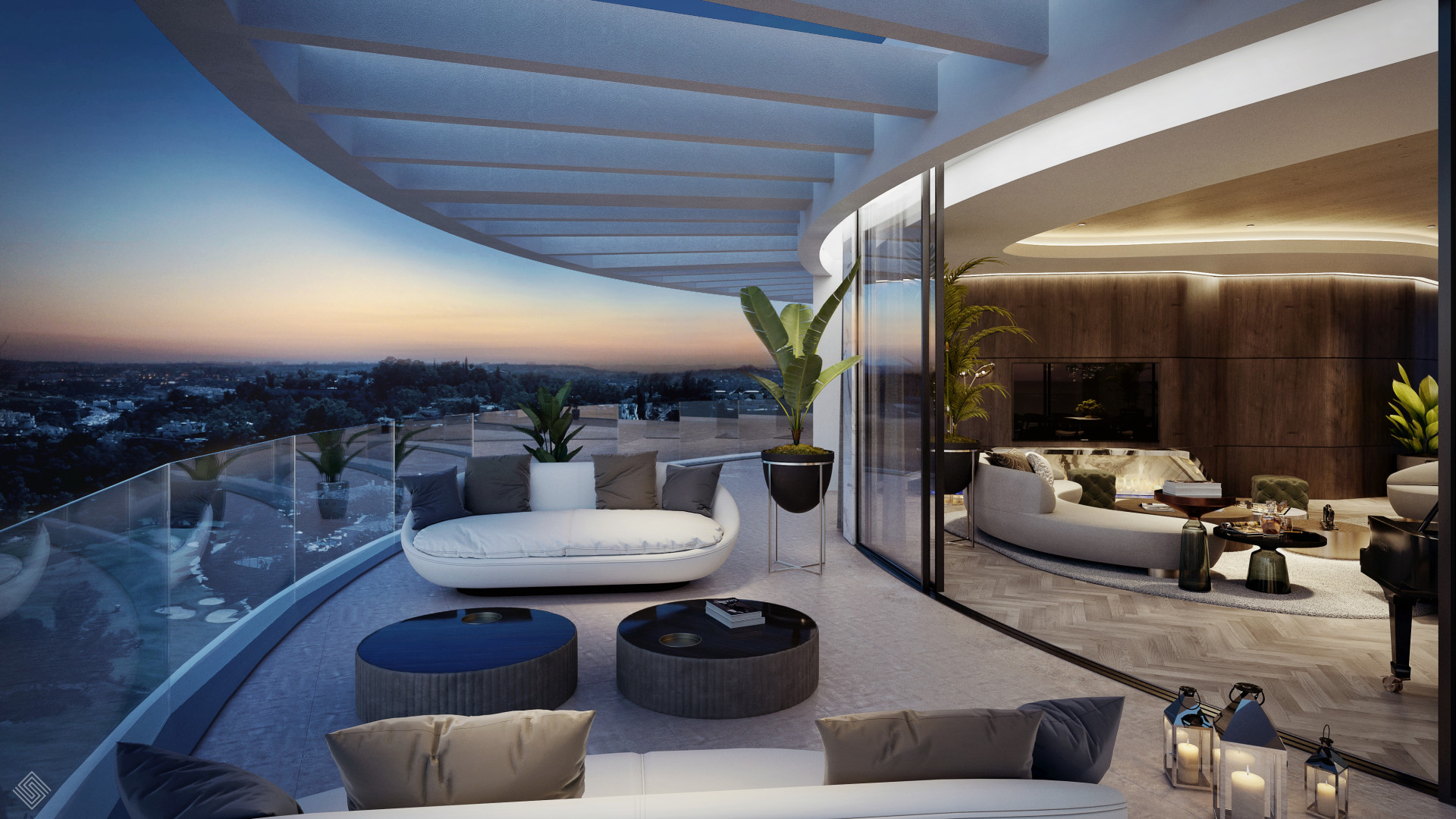 Penthauss Benahavis, Malaga, Spānijā 4 istabas, 450 m2 Nr. 53565
