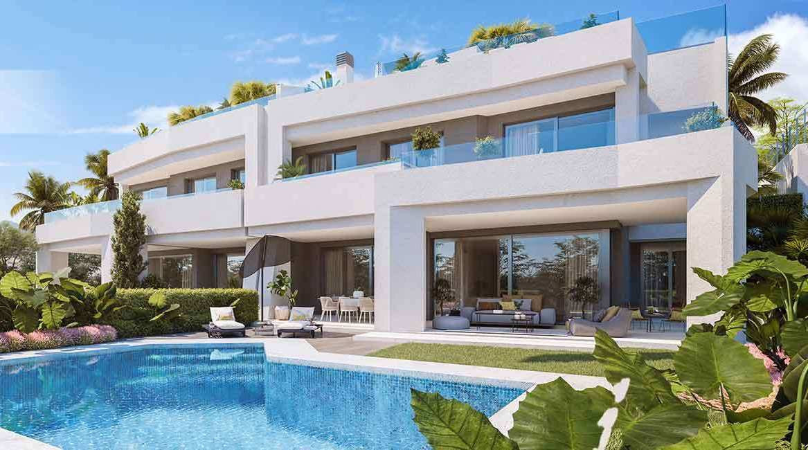 Dvīņu māja Rio Real, Malaga, Spānijā 4 istabas, 249 m2 Nr. 53462