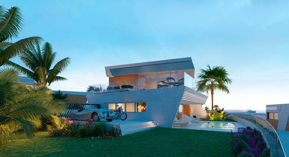 Villa i Mijas Costa, Malaga, Spanien 3 sovrum, 165 kvm. Nr. 53373