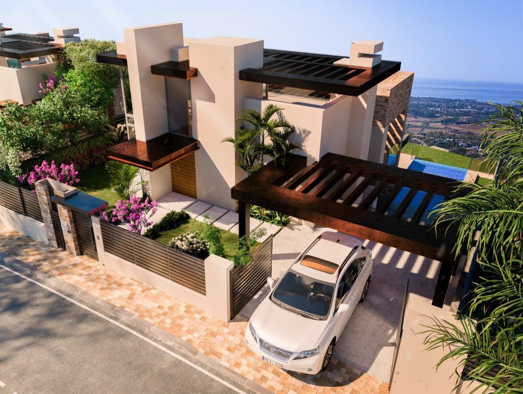 Villa i La Alqueria-El Paraíso, Malaga, Spanien 4 sovrum, 605 kvm. Nr. 53402