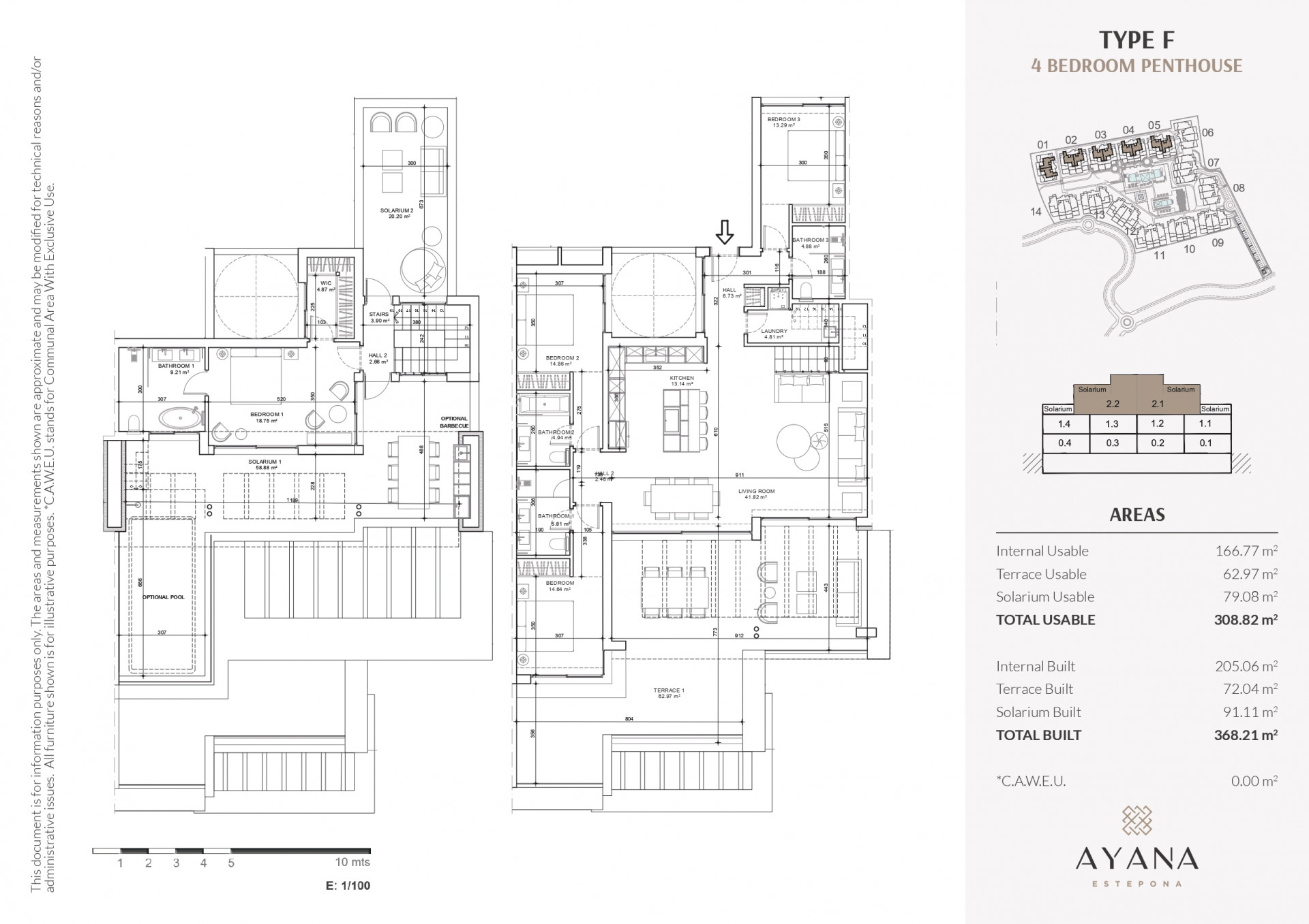 Apartament w Estepona, Malaga, Hiszpania 3 sypialnie, 393 mkw. nr 53486