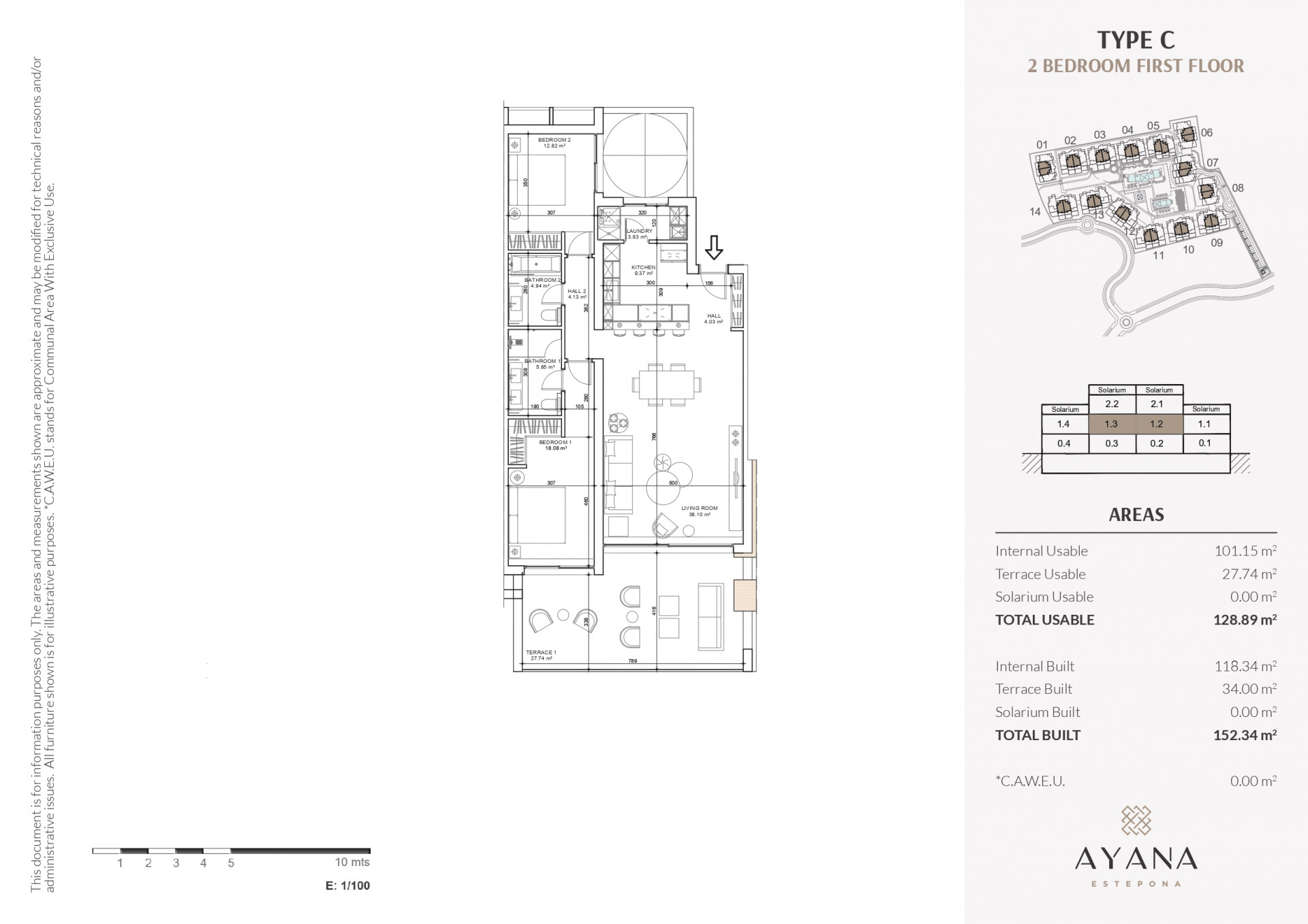 Apartament w Estepona, Malaga, Hiszpania 3 sypialnie, 393 mkw. nr 53486