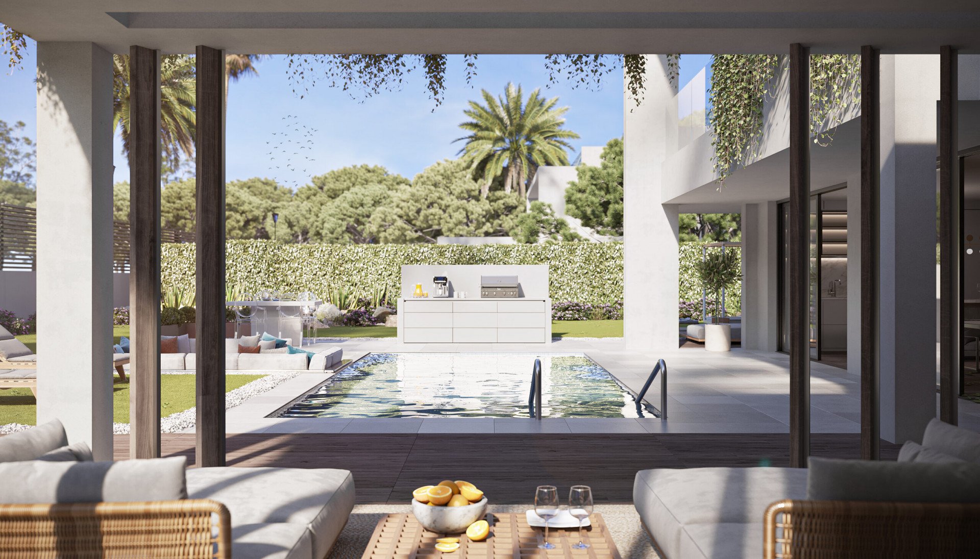 Villa i Manilva, Malaga, Spanien 3 sovrum, 176 kvm. Nr. 53575