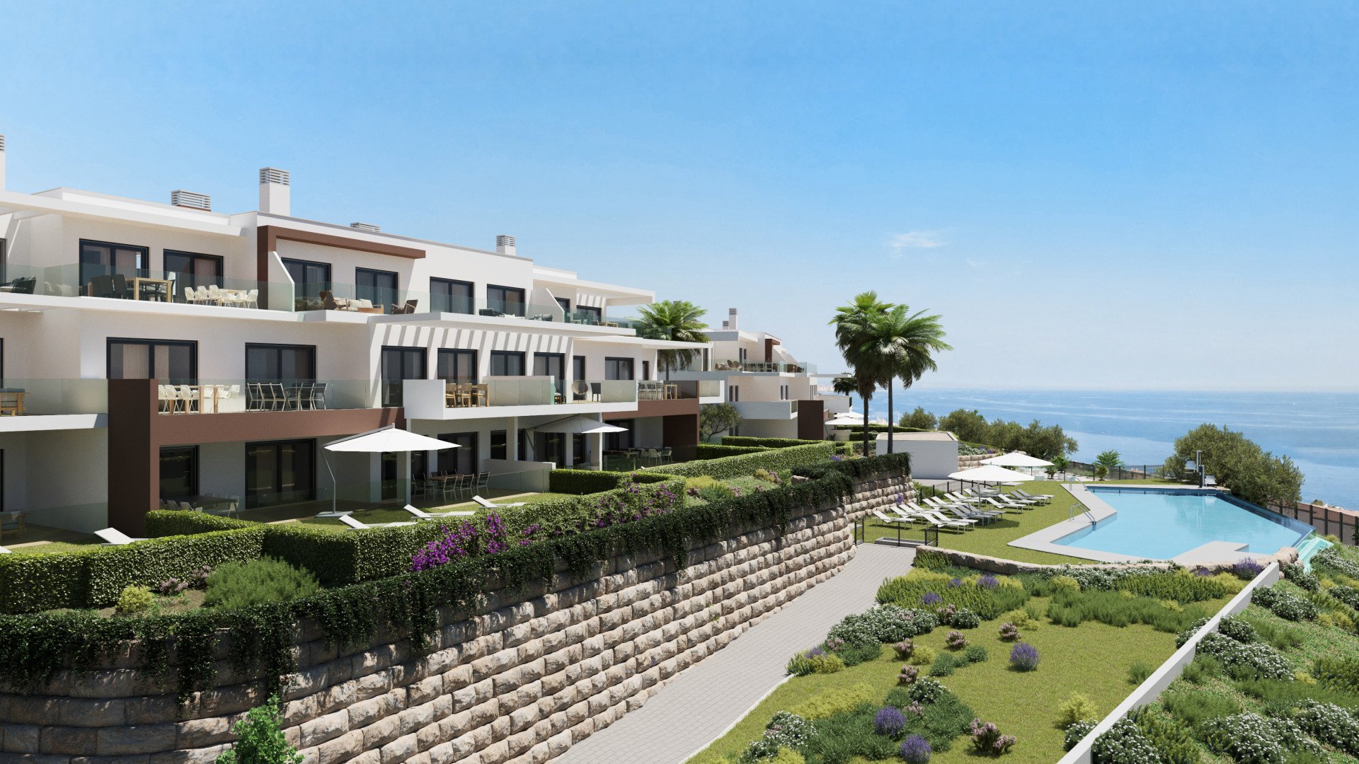 Kattohuoneisto Casares Costa, Malaga, Espanja 3 makuuhuonetta, 106 m2 No. 53563