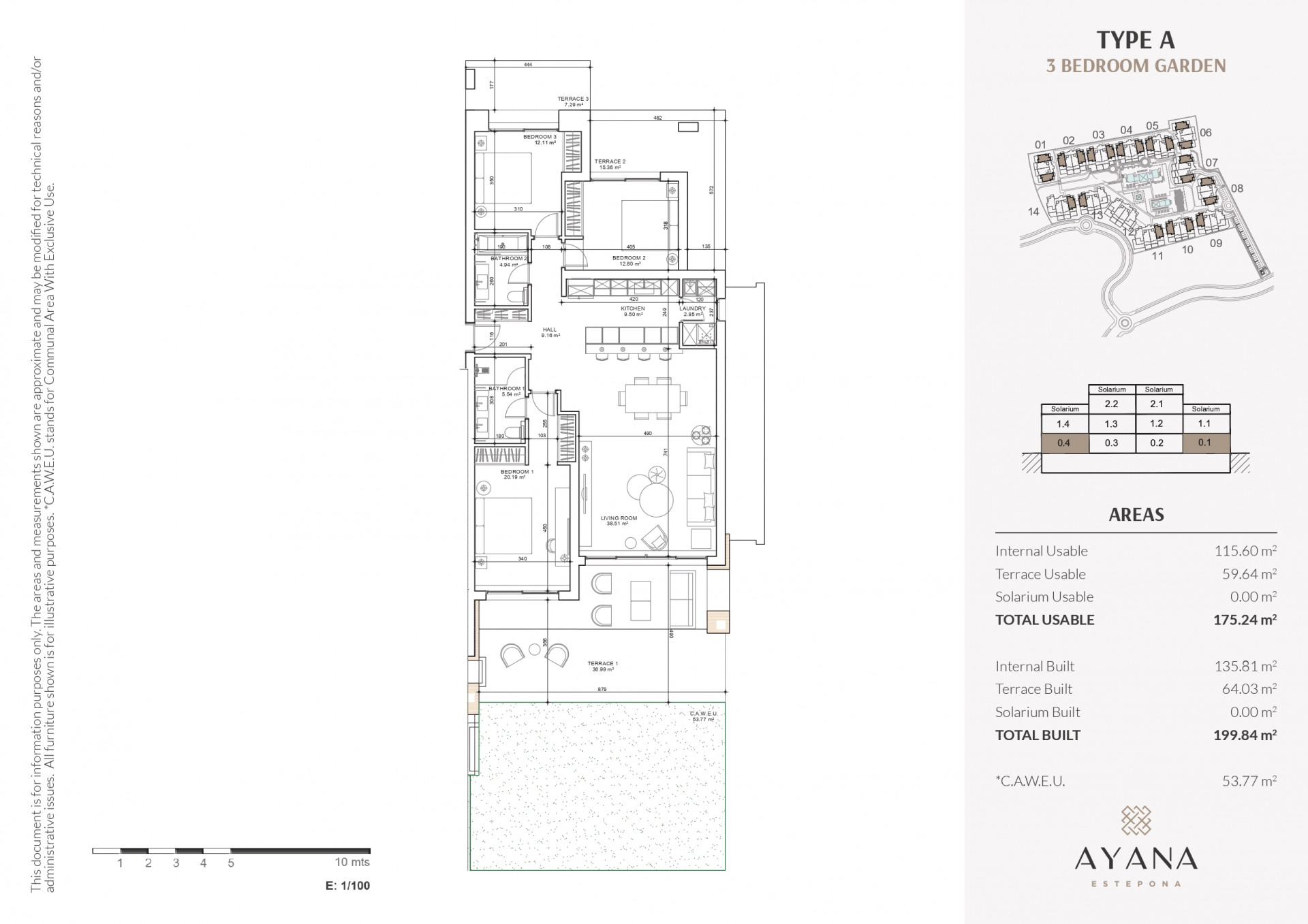 Apartament w Estepona, Malaga, Hiszpania 3 sypialnie, 393 mkw. nr 53486