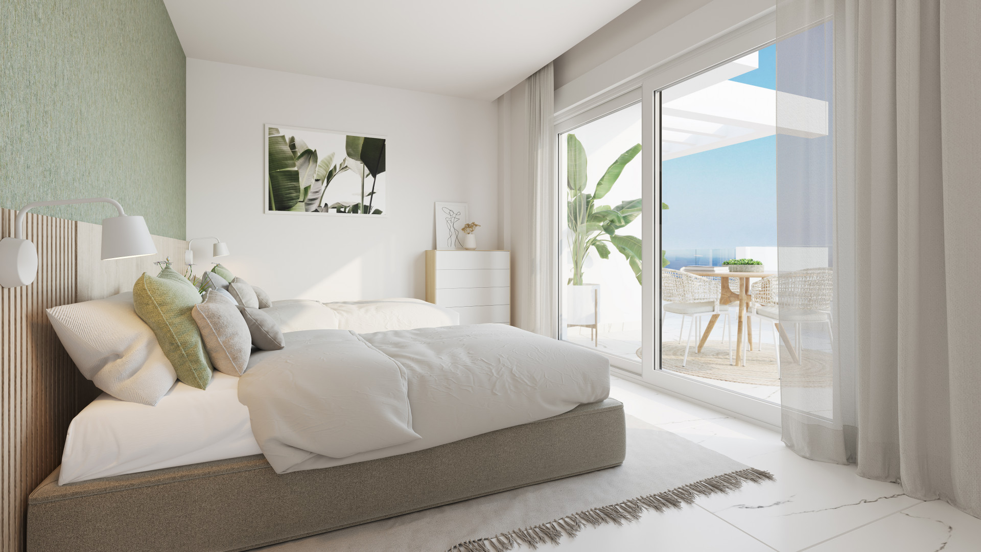Kattohuoneisto Casares Costa, Malaga, Espanja 3 makuuhuonetta, 106 m2 No. 53563