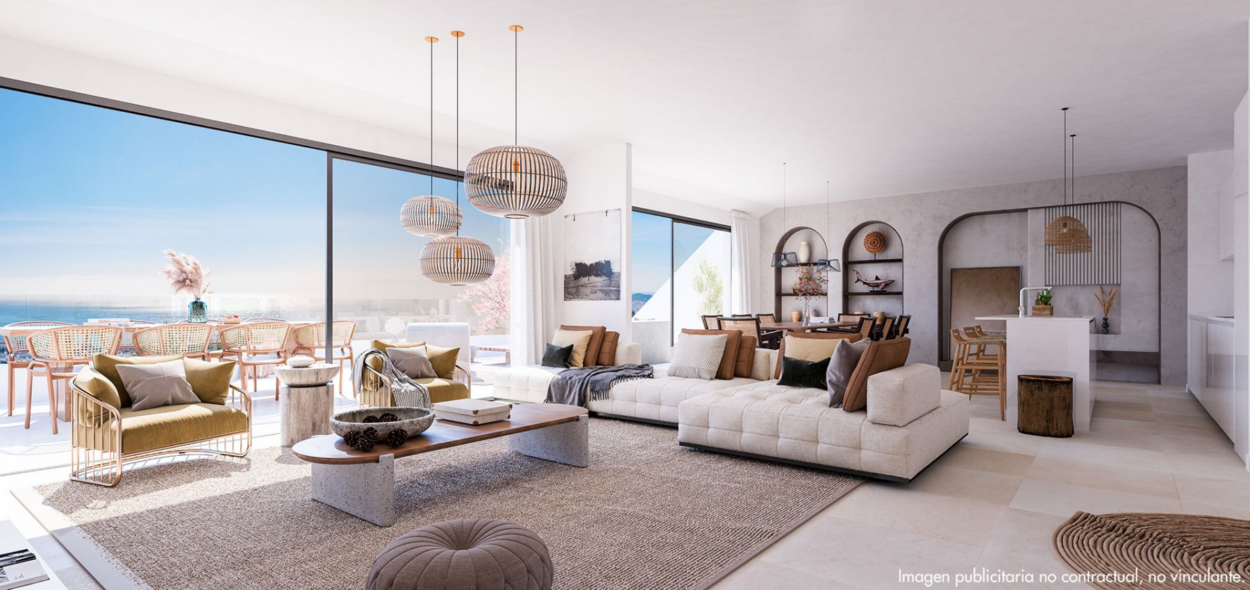 Penthouse in Benalmadena, Malaga, Spain 3 bedrooms, 218 sq.m. No. 53537