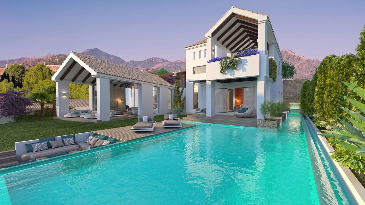 Willa w Estepona, Malaga, Hiszpania 4 sypialnie, 740 mkw. nr 53365