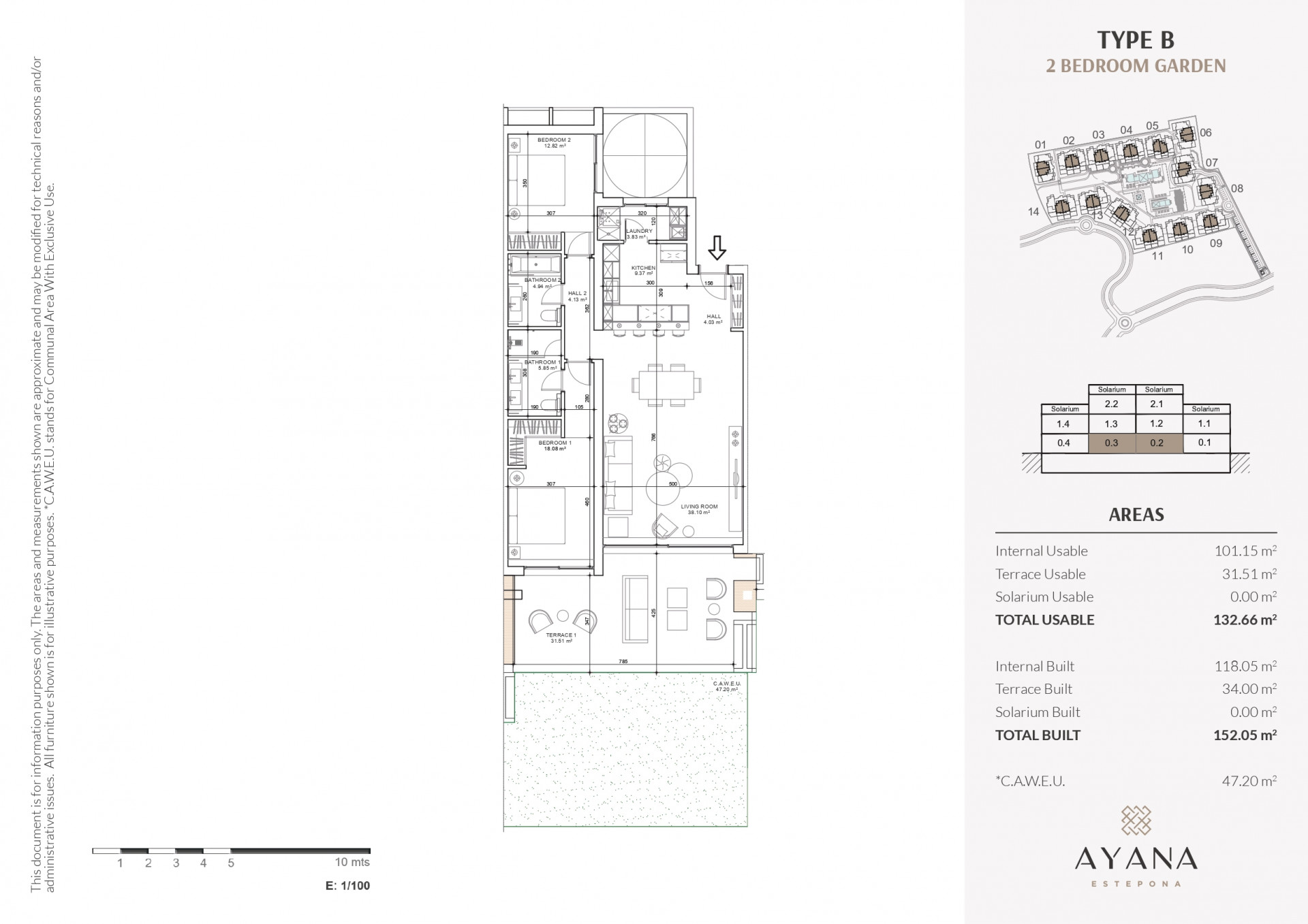 Apartament w Estepona, Malaga, Hiszpania 3 sypialnie, 393 mkw. nr 53486