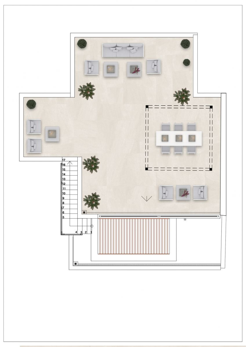 Lägenhet i La Quinta, Malaga, Spanien 3 sovrum, 105 kvm. Nr. 53408
