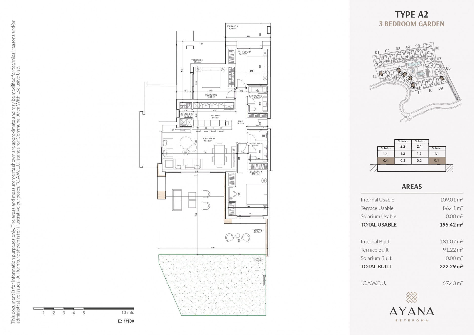 Apartament w Estepona, Malaga, Hiszpania 3 sypialnie, 393 mkw. nr 53486