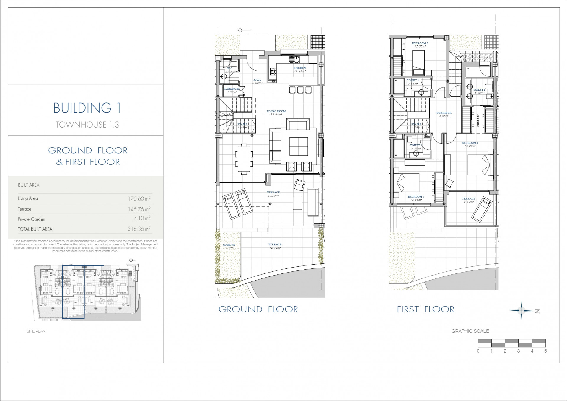 Duplex a Benalmadena, Malaga, Spagna 3 camere da letto, 343 mq. N° 53536