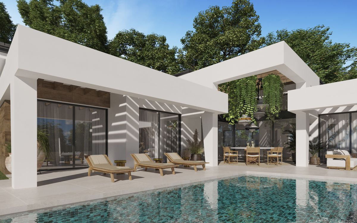 Villa i Nueva Andalucia, Malaga, Spanien 4 sovrum, 658 kvm. Nr. 53406