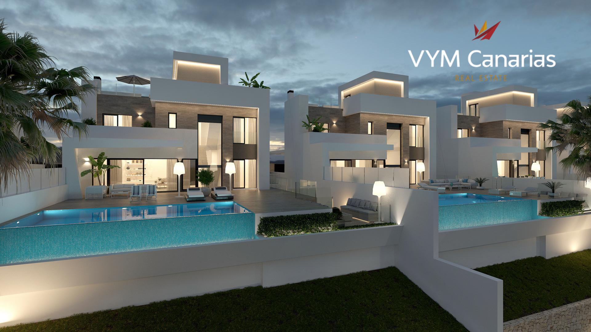 Villa à Finestrat, Alicante, Espagne 4 chambres,  No. 54995