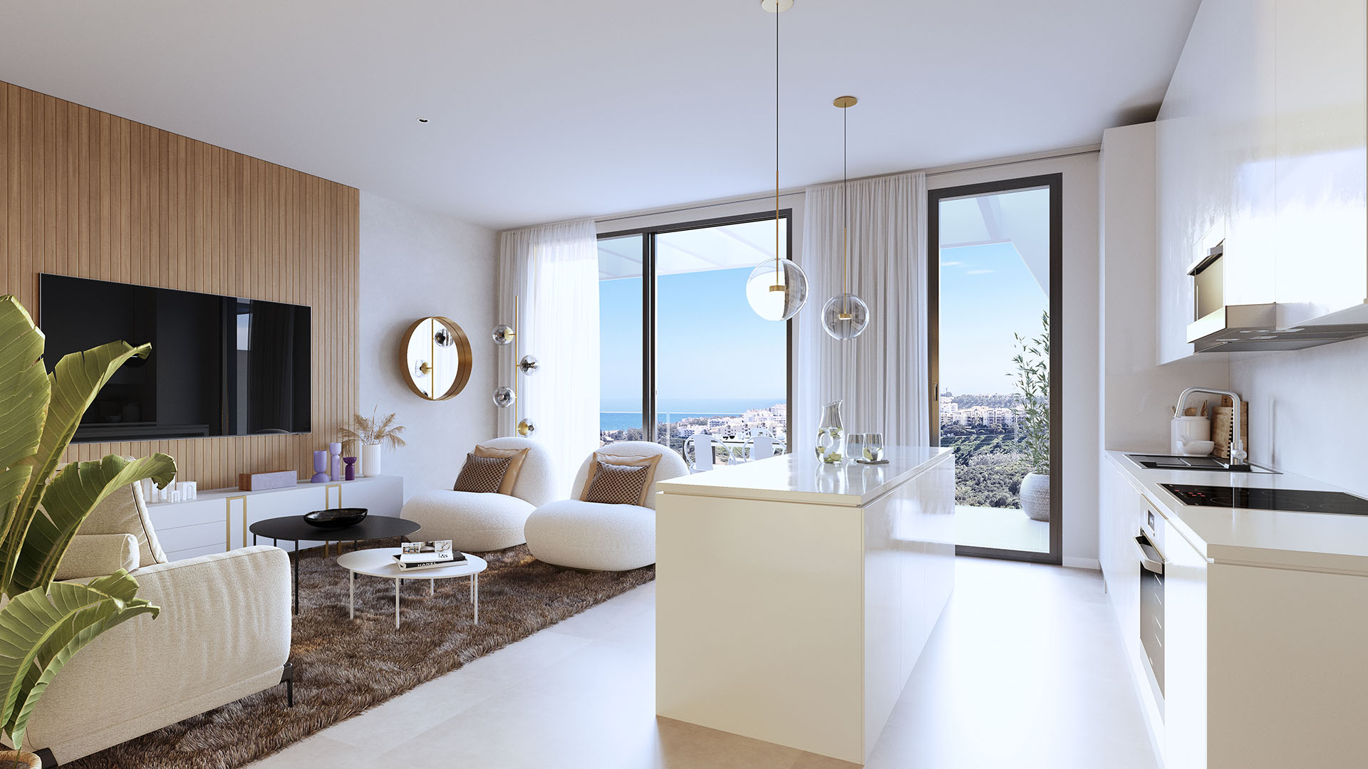 Duplex in Bahia, Mijas, Malaga, Spa, 2 bedrooms, 98.69 sq.m. No. 54719