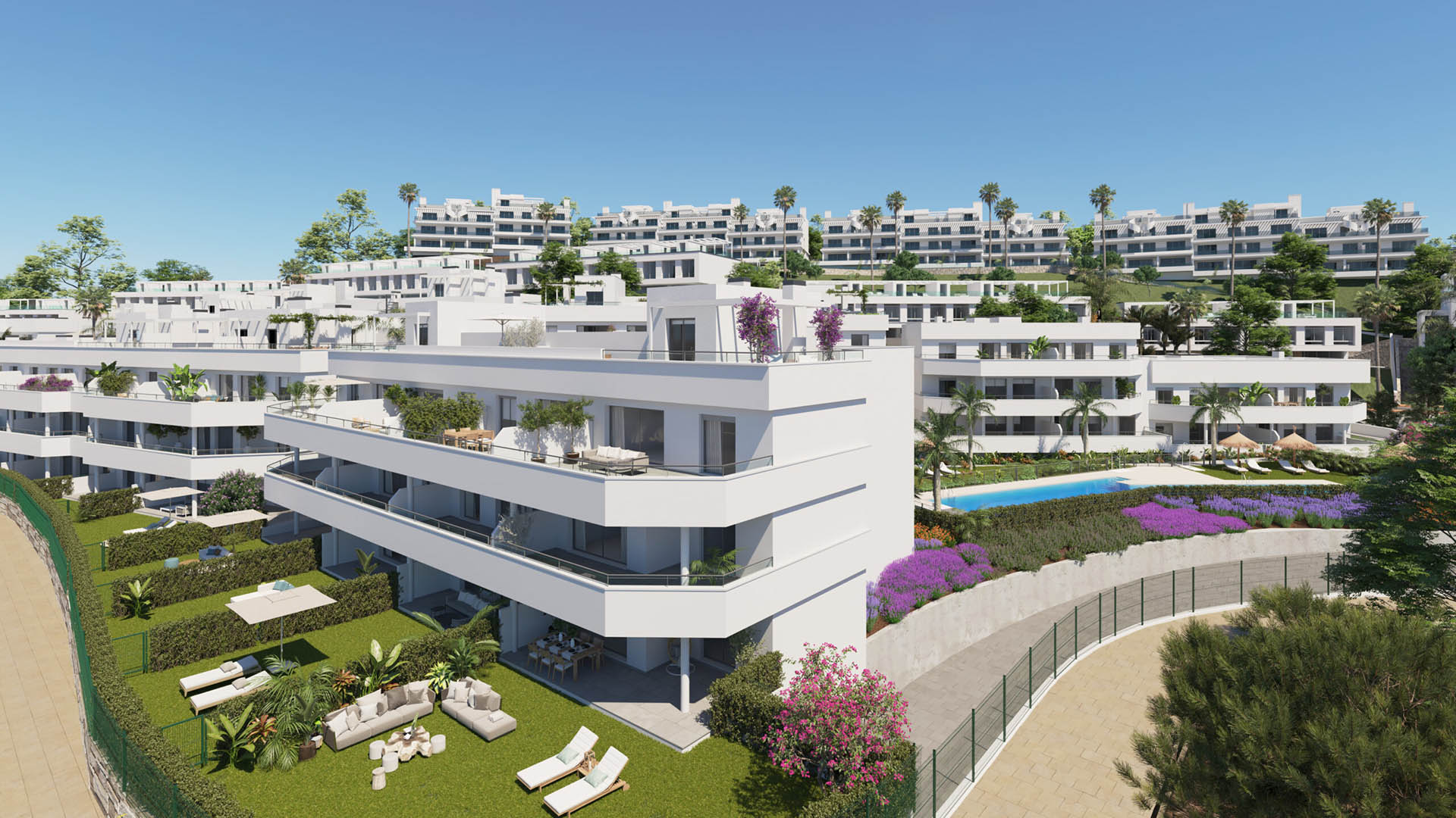 Apartamento en Oceana Gardens I, Estepona, Málaga, España 2 dormitorios, 105 m2 No. 54635