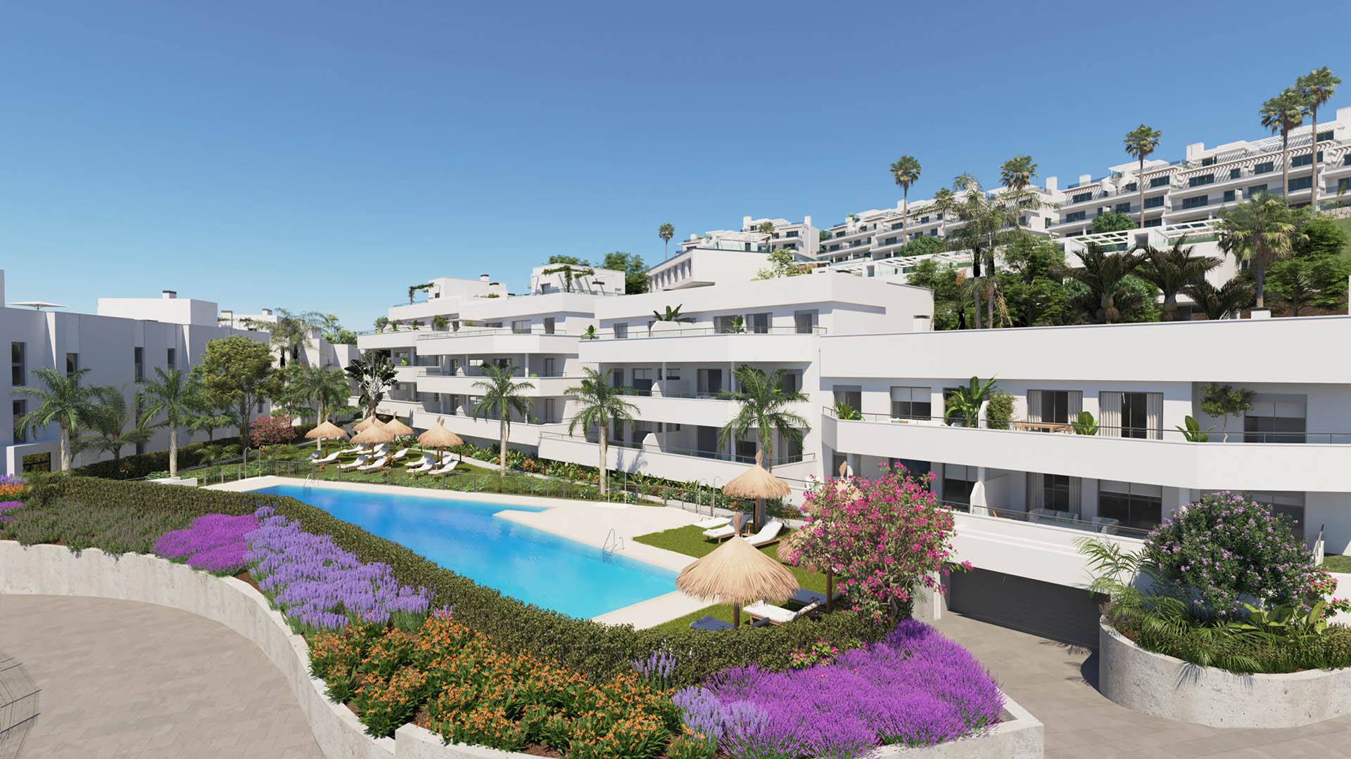 Appartamento in Oceana Gardens I, Estepona, Malaga, Spagn, 2 camere da letto, 104 mq. N° 54633