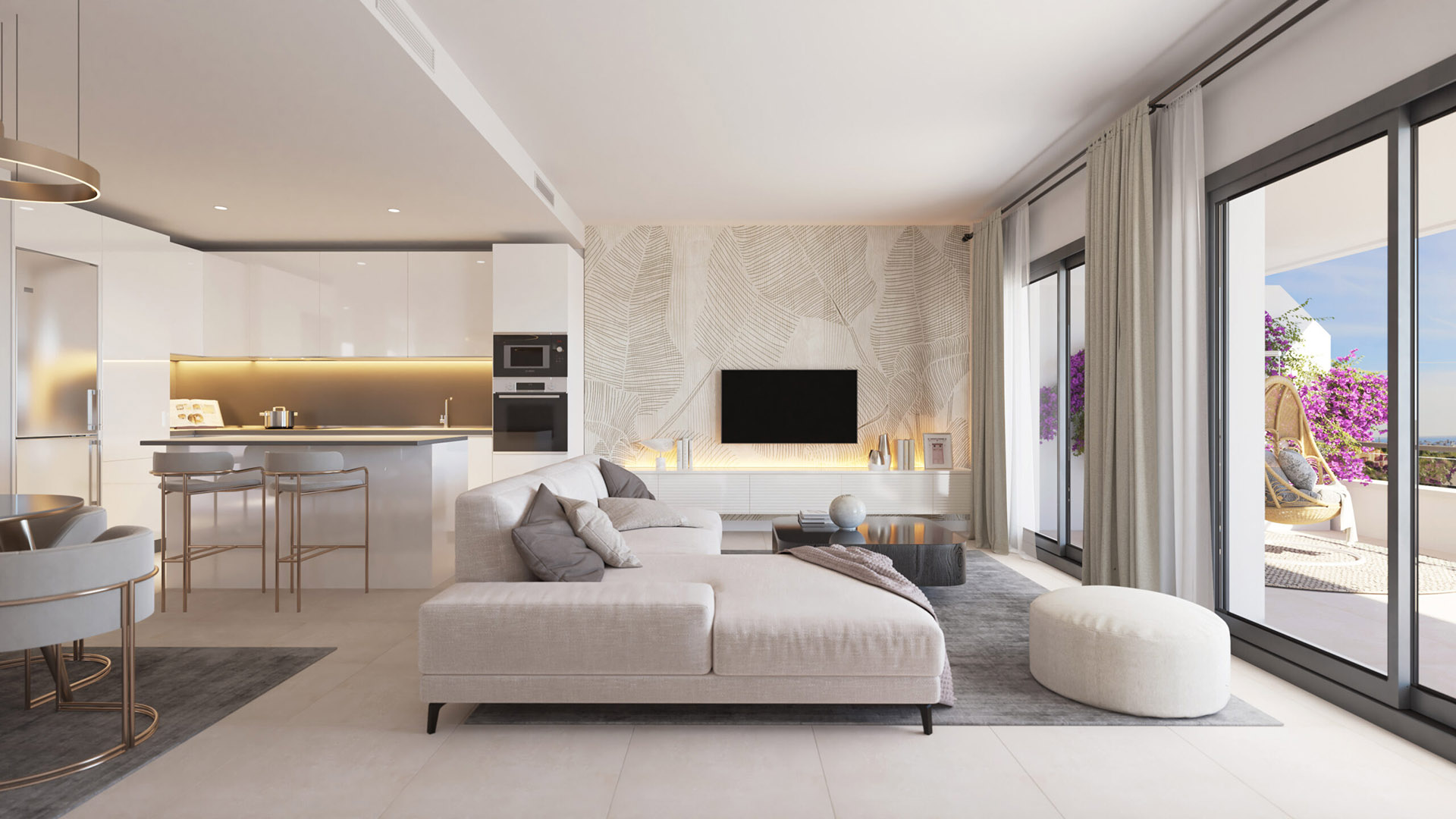 Apartamento en Oceana Gardens I, Estepona, Málaga, España 2 dormitorios, 105 m2 No. 54635