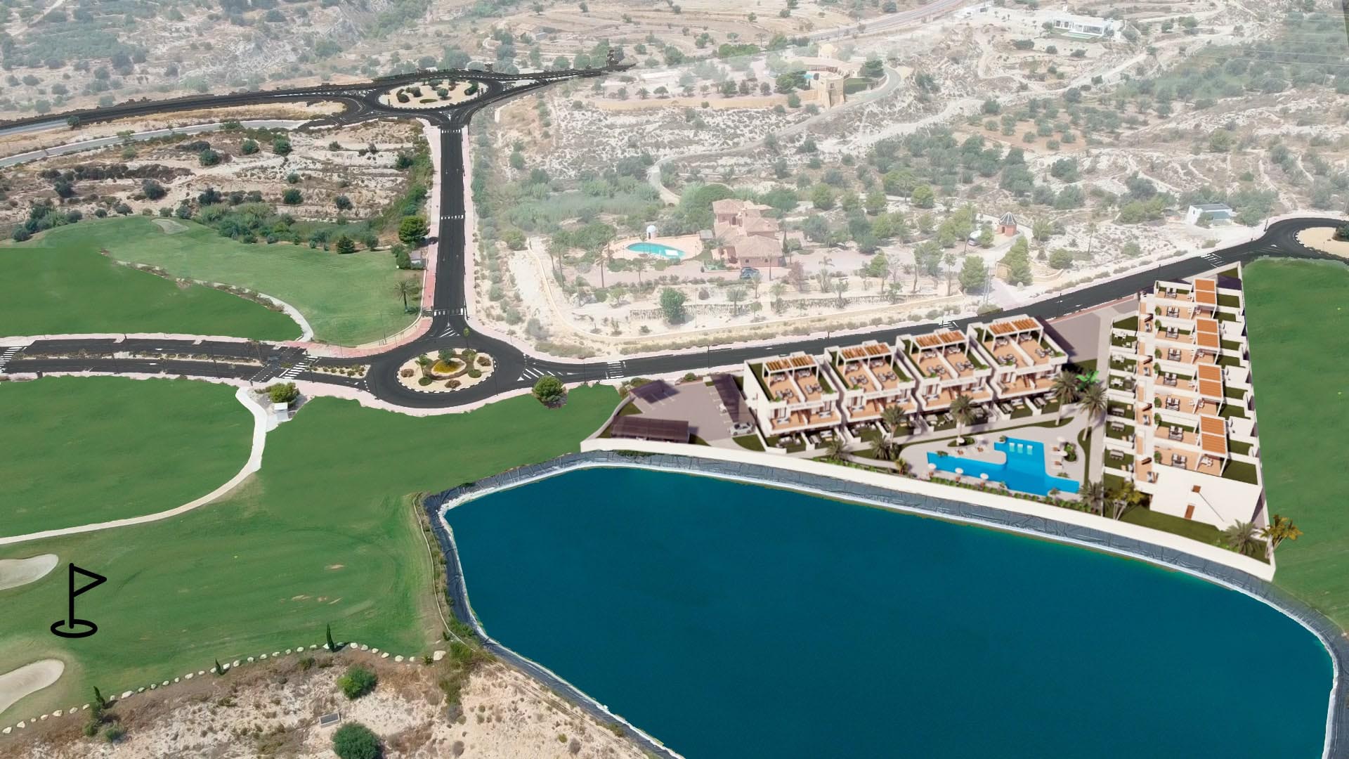 Жилой комплекс Leduc Golf Resort в Финестрат, Аликанте, Испания №54149