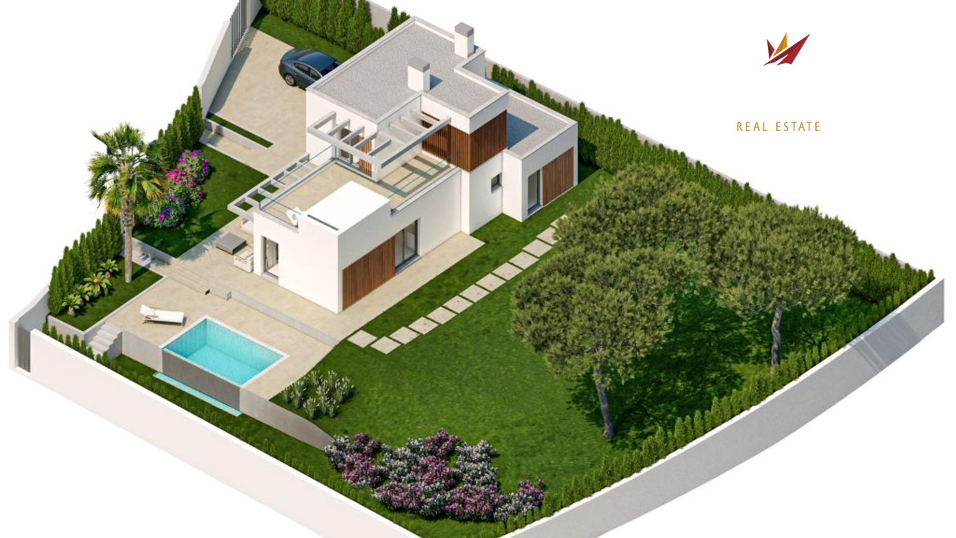 Huvila Golf Bahia, Alicante, Espanja 3 makuuhuonetta, 160 m2 No. 54960