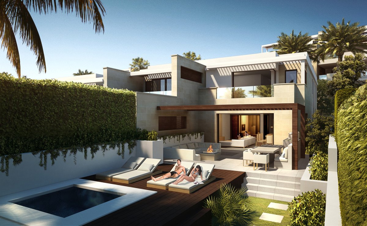 Bungalo Marbella Golden Mile, Malaga, Spānijā 3 istabas, 286 m2 Nr. 55357
